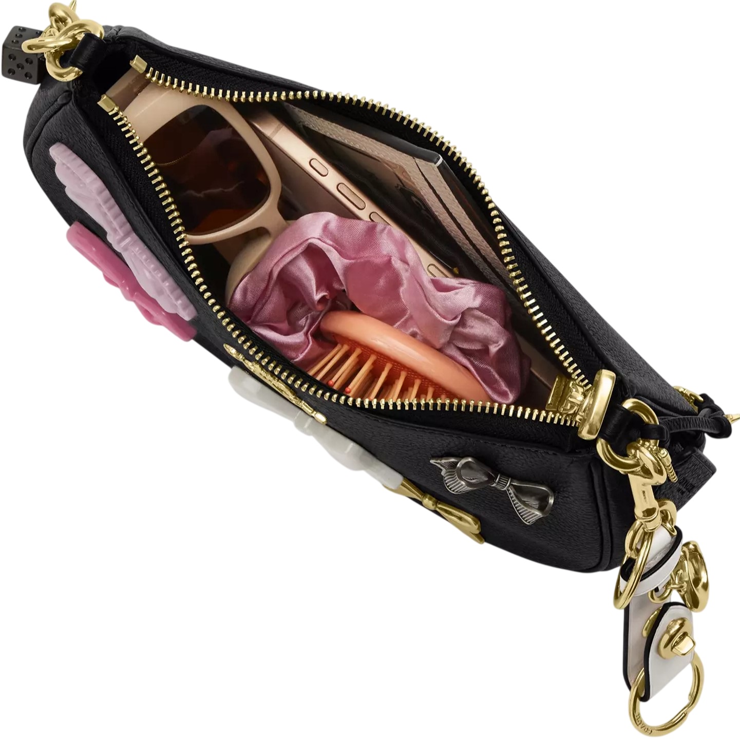 Túi Coach Teri Shoulder Bag With Bows And Charms CDY93 2
