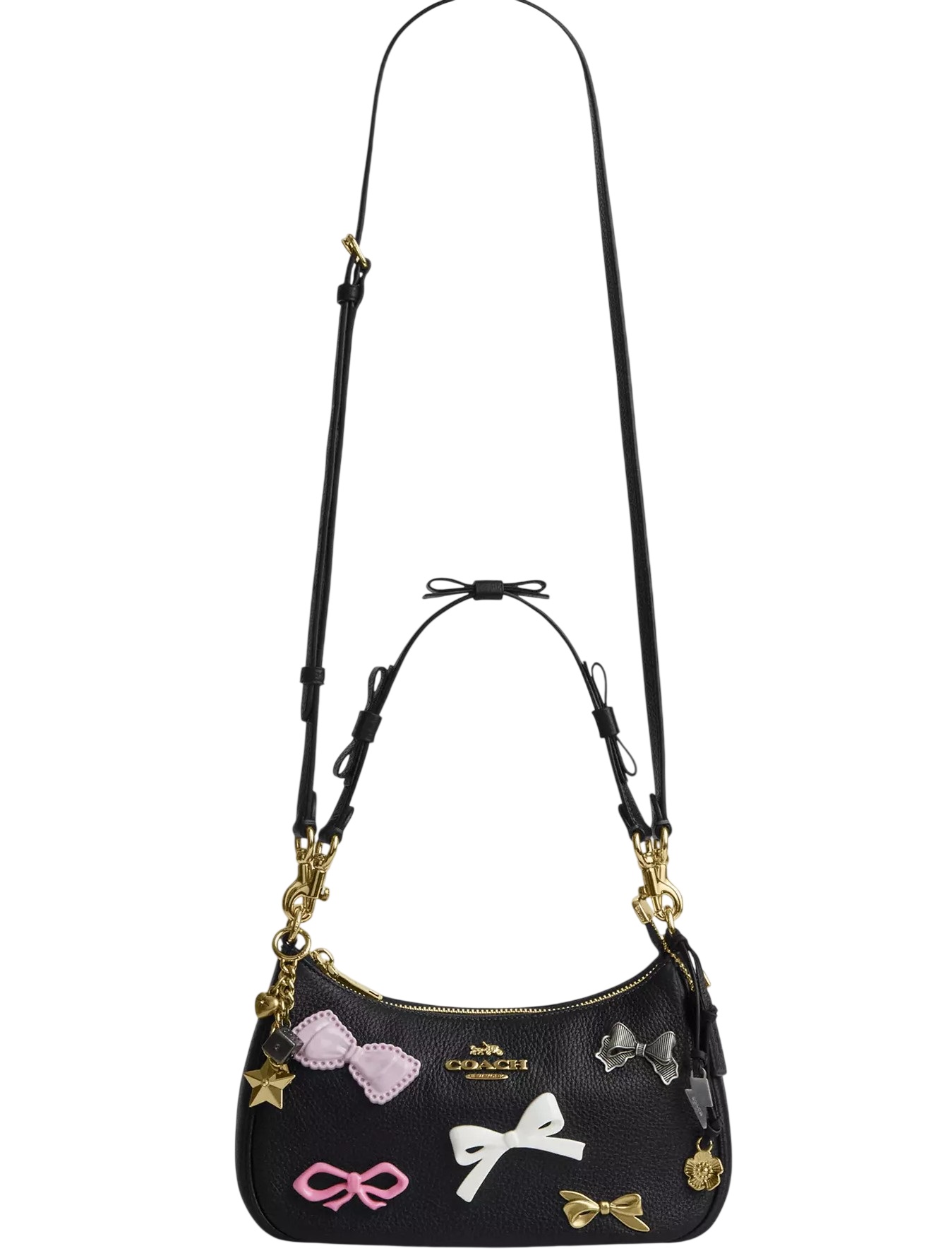Túi Coach Teri Shoulder Bag With Bows And Charms CDY93 4