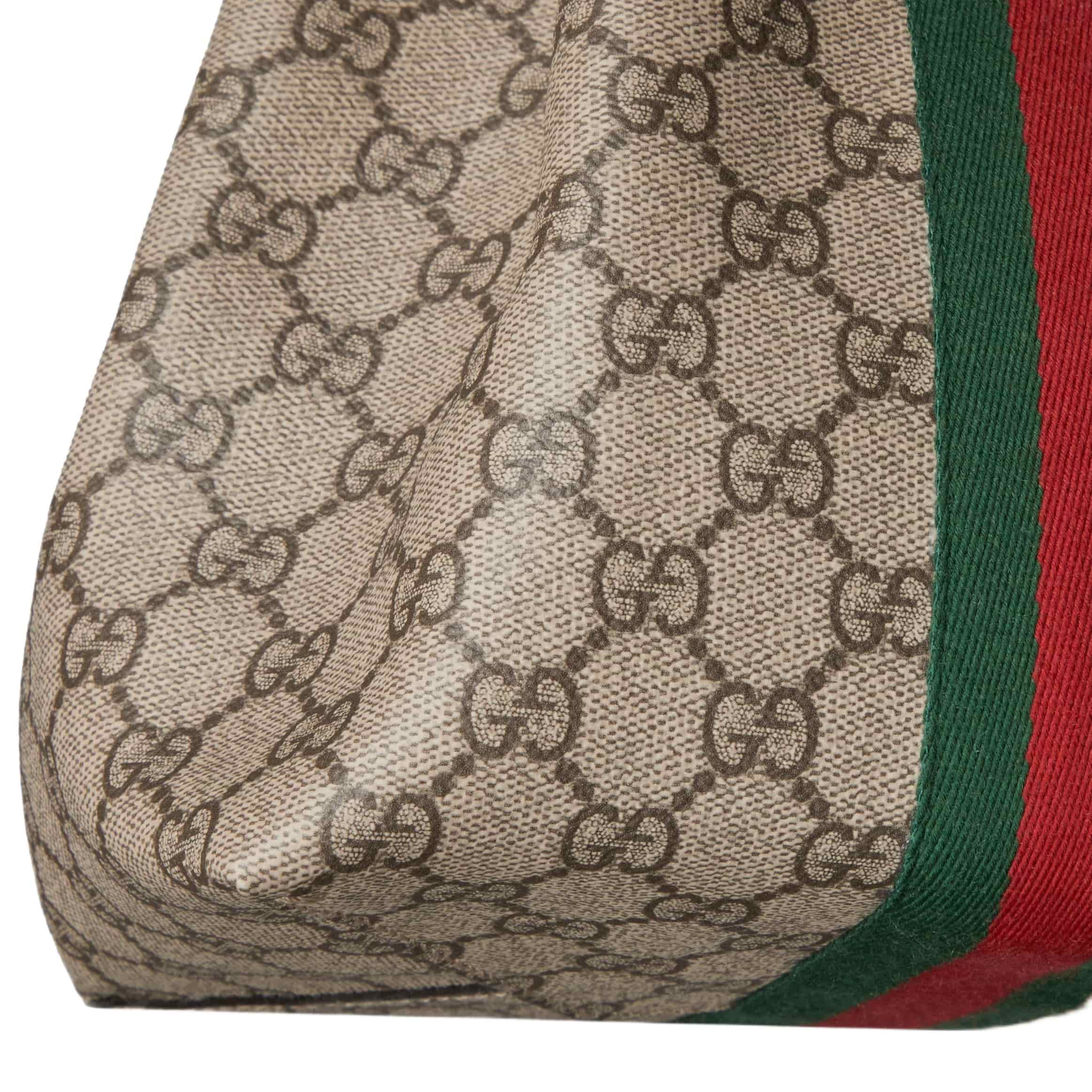 Túi Gucci Ophidia Small Bucket Bag Beige and Dark Brown GG Monogram 7