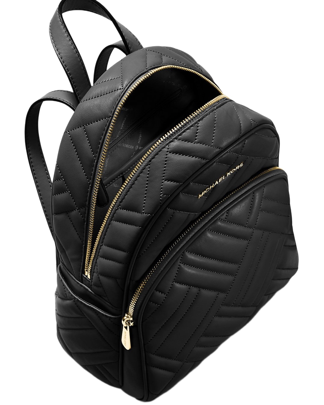 Balo Michael Kors Abbey Medium-Sized Quilted Leather Backpack 4