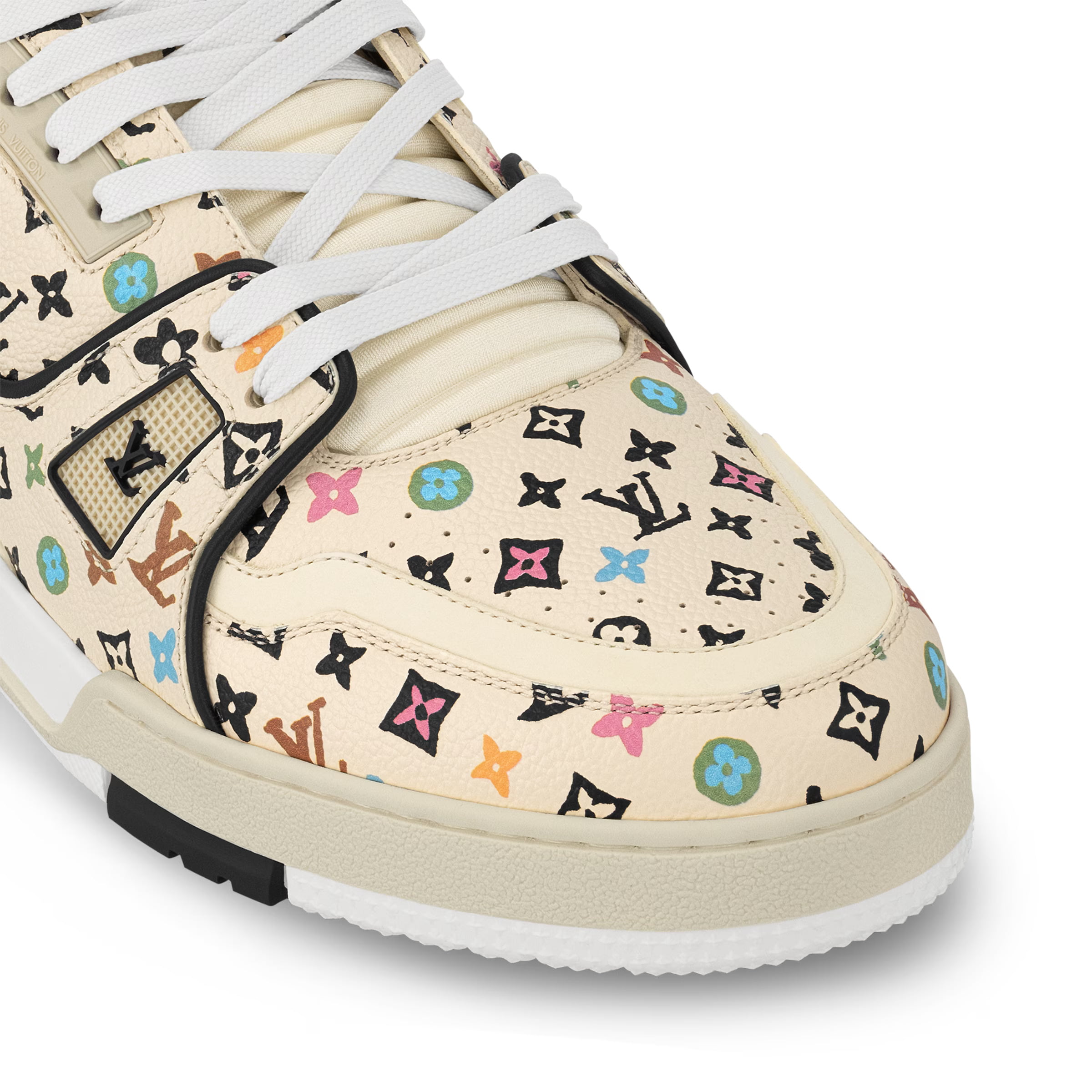 Giày LV Louis Vuitton Trainer Sneaker Beige 1ACXB0 5