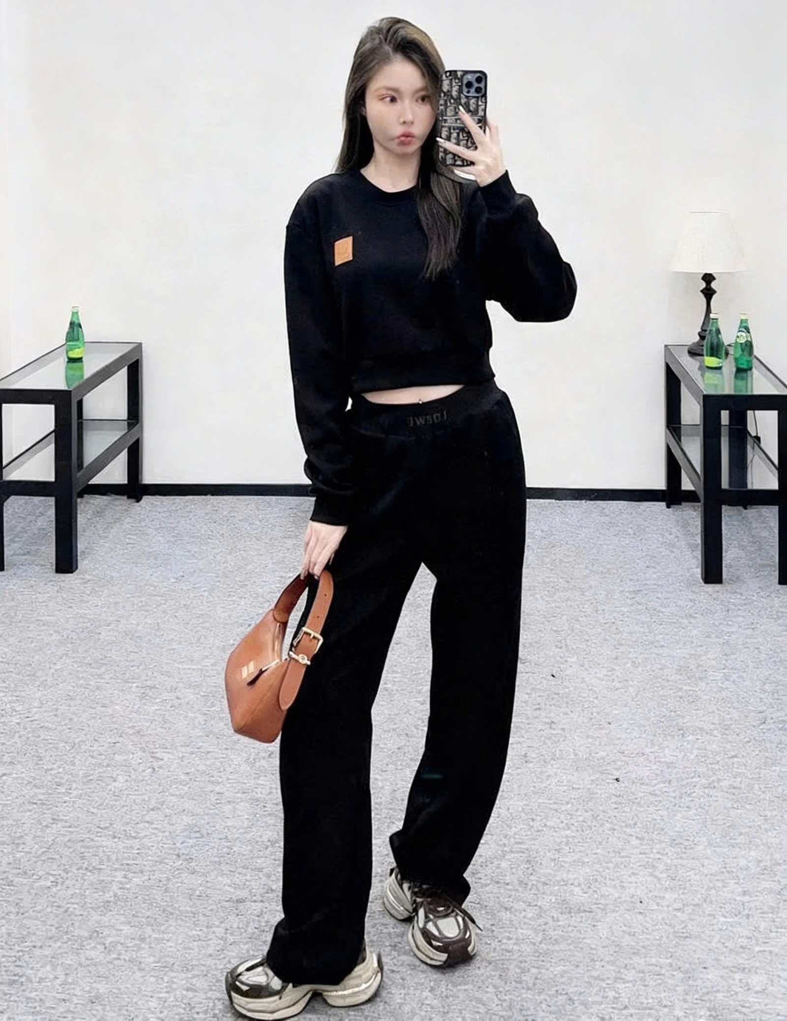 Set áo dài tay quần dài nữ Loewe 4