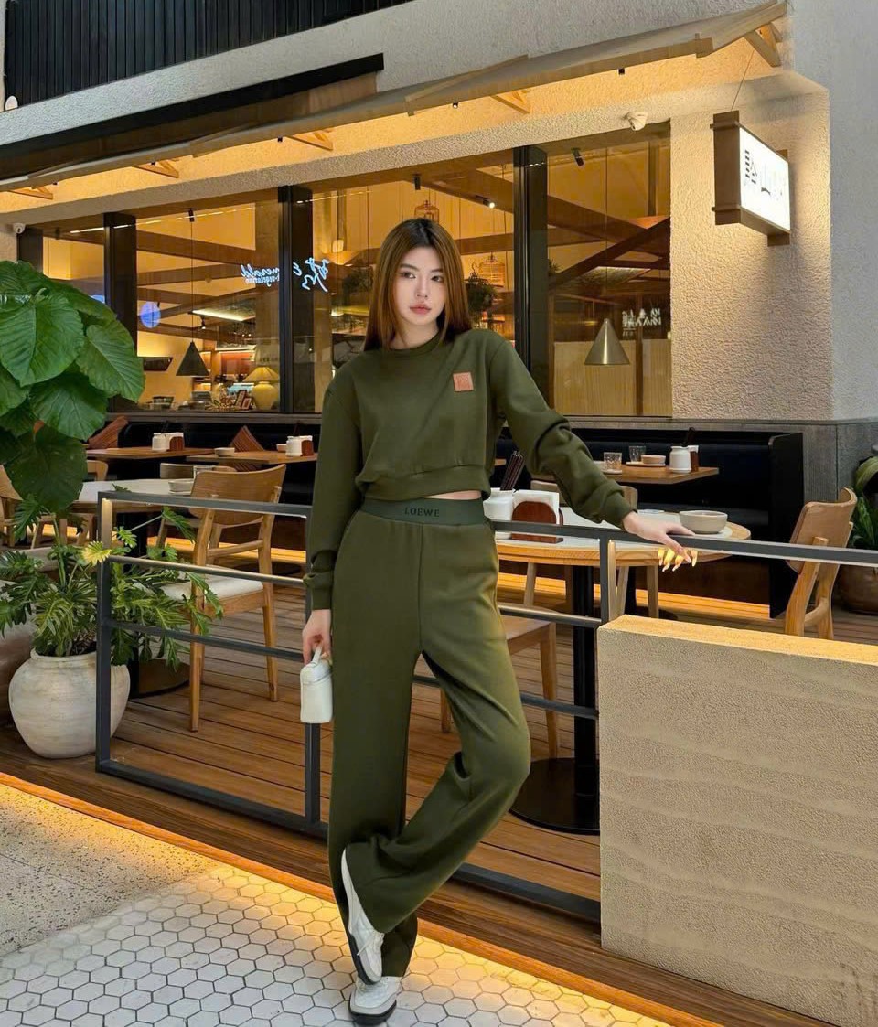 Set áo dài tay quần dài nữ Loewe 8