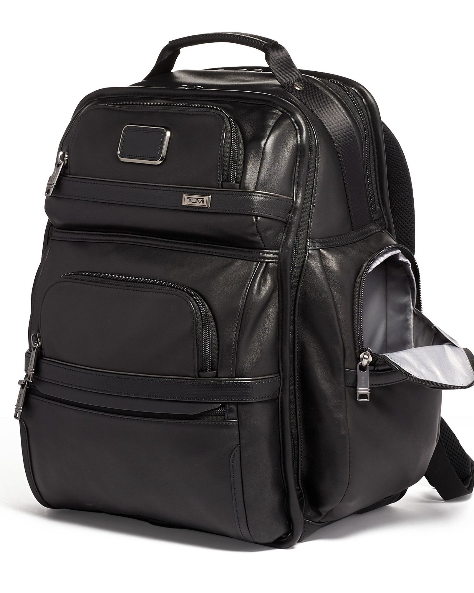 BALO DA NAM TUMI ALPHA 3 T-PASS BUSINESS CLASS BRIEF PACK LEATHER BACKPACK 5