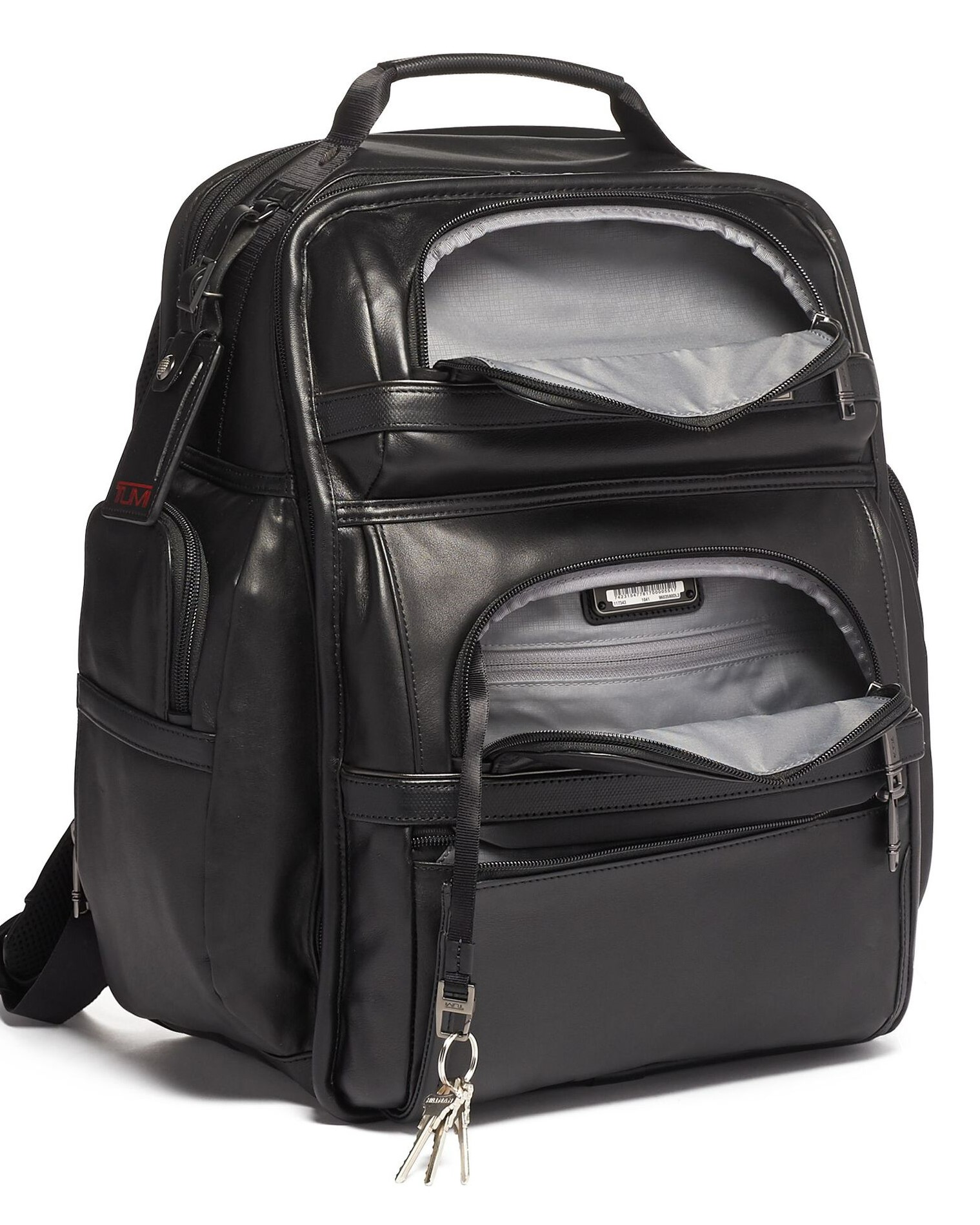 BALO DA NAM TUMI ALPHA 3 T-PASS BUSINESS CLASS BRIEF PACK LEATHER BACKPACK 6