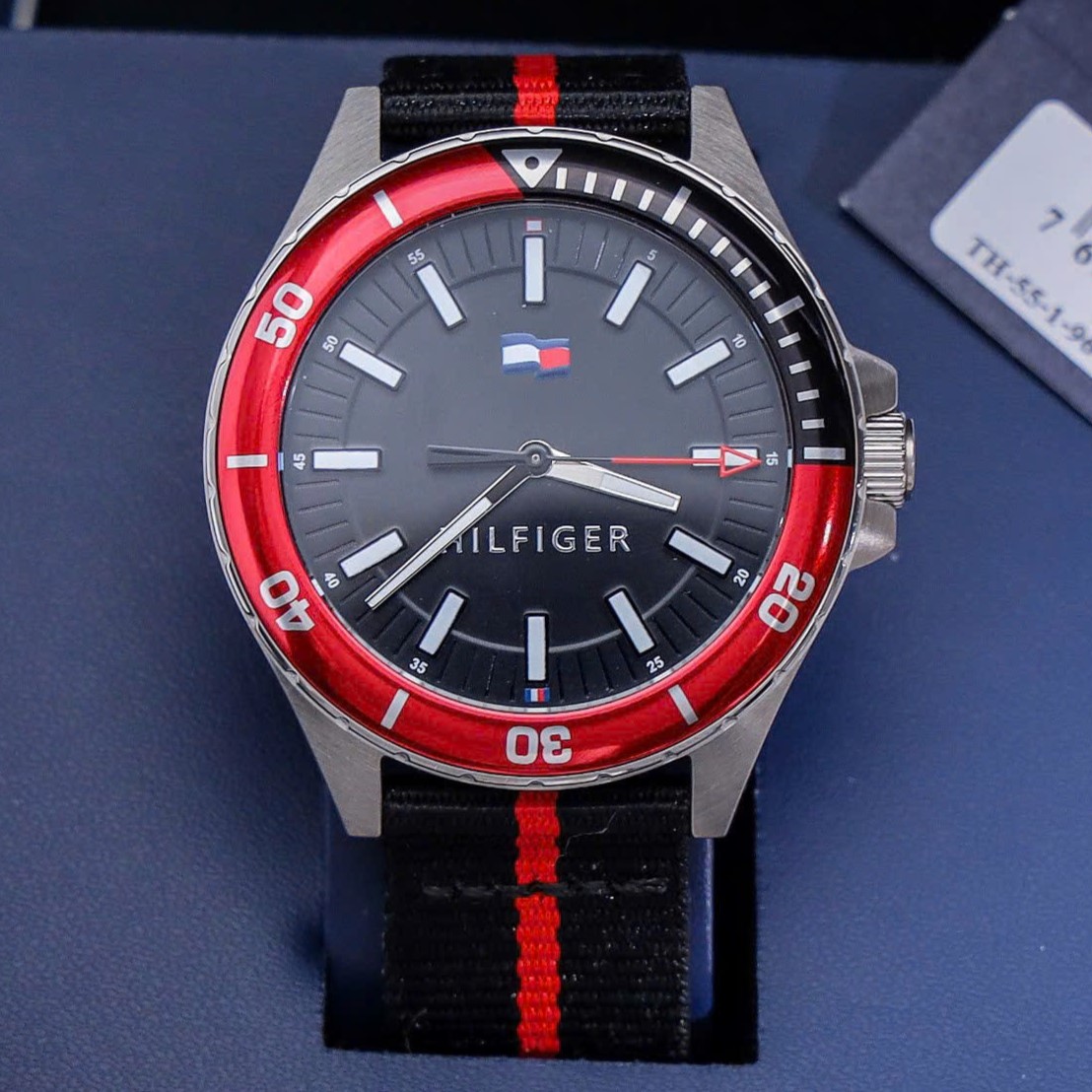 Đồng hồ nam Tommy Hilfiger Logan Two Tone Fabric Strap 1792010 7