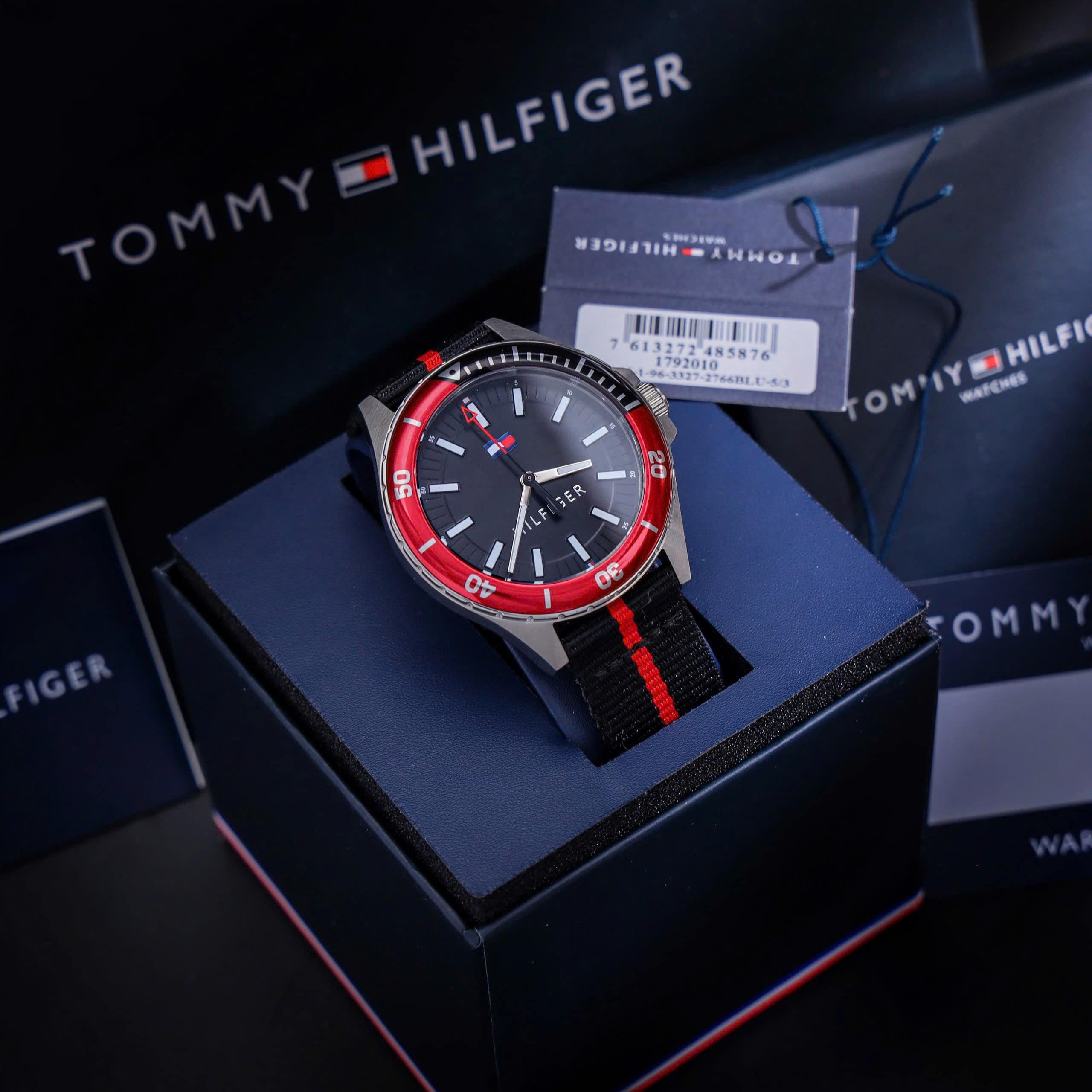 Đồng hồ nam Tommy Hilfiger Logan Two Tone Fabric Strap 1792010 12