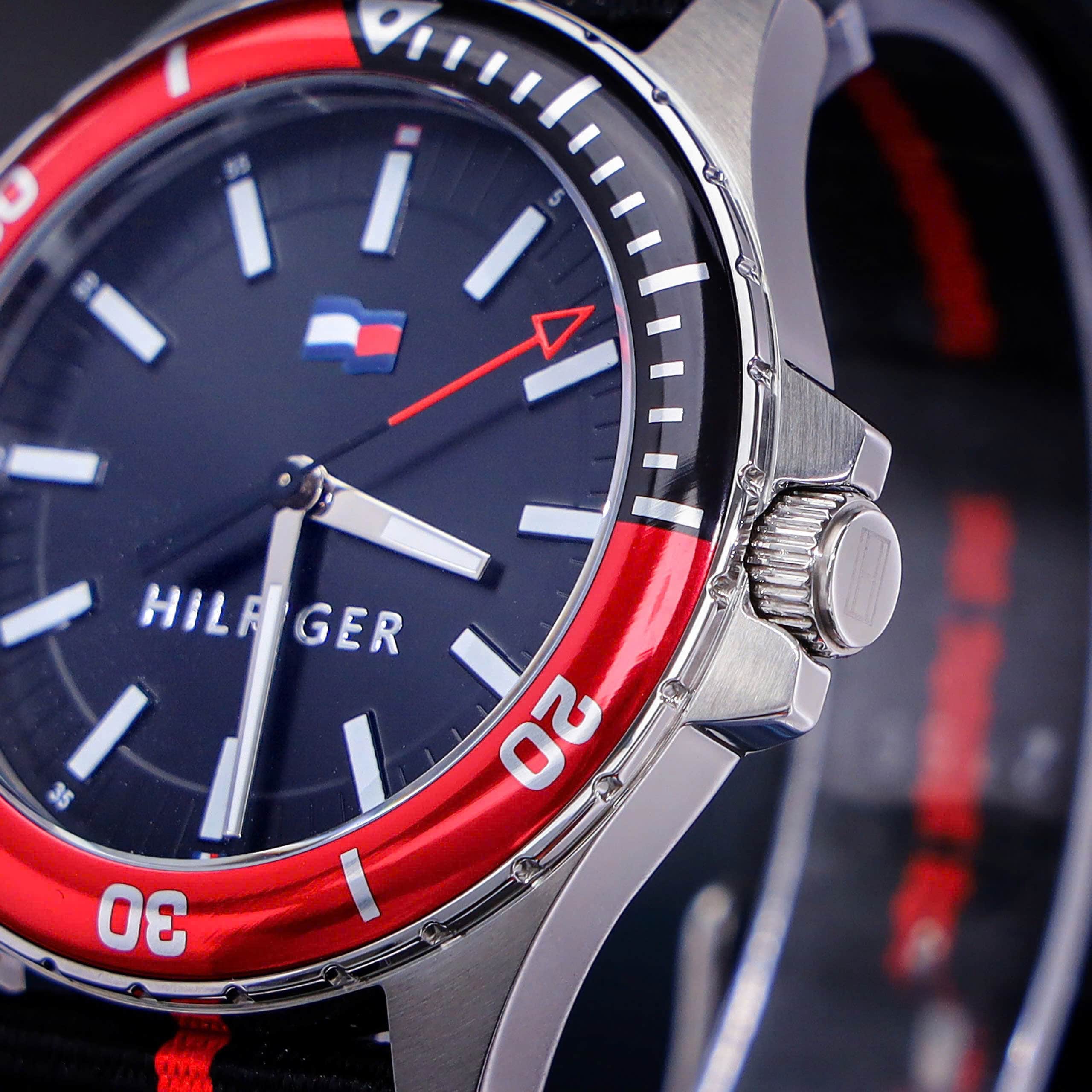Đồng hồ nam Tommy Hilfiger Logan Two Tone Fabric Strap 1792010 18