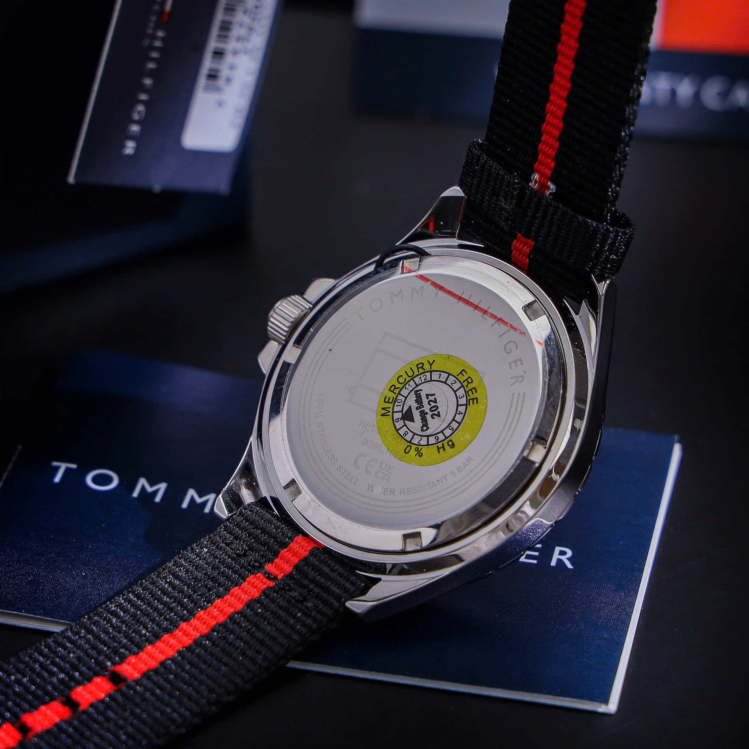 Đồng hồ nam Tommy Hilfiger Logan Two Tone Fabric Strap 1792010 19