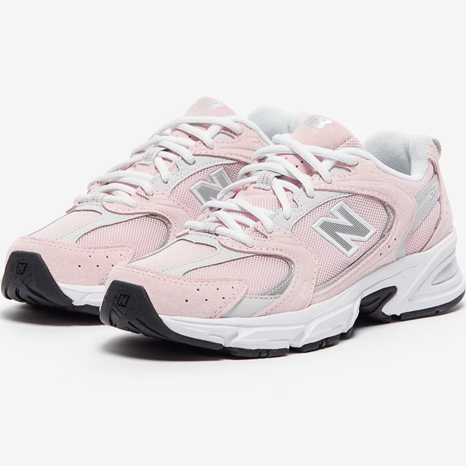 Giày New Balance 530 Pink Silver White Pink Suede Sneakers 4