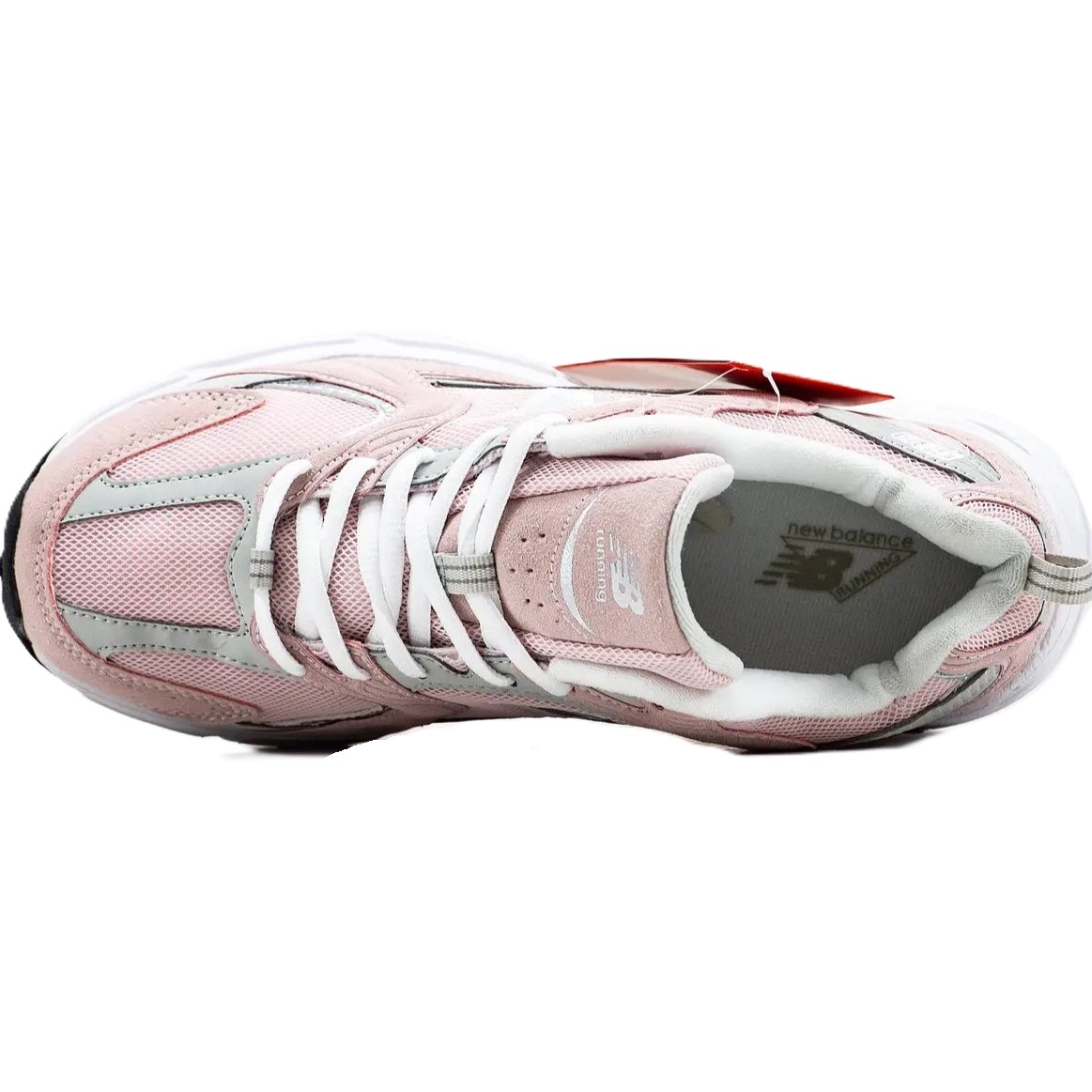 Giày New Balance 530 Pink Silver White Pink Suede Sneakers 15