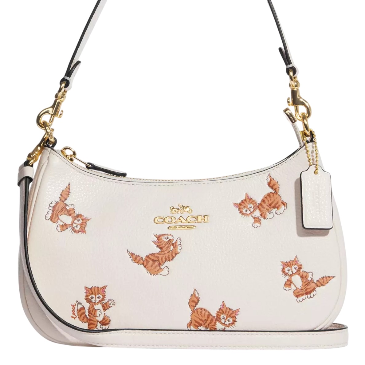 Túi Coach nữ Teri Shoulder Bag With Dancing Kitten Print CC777 3