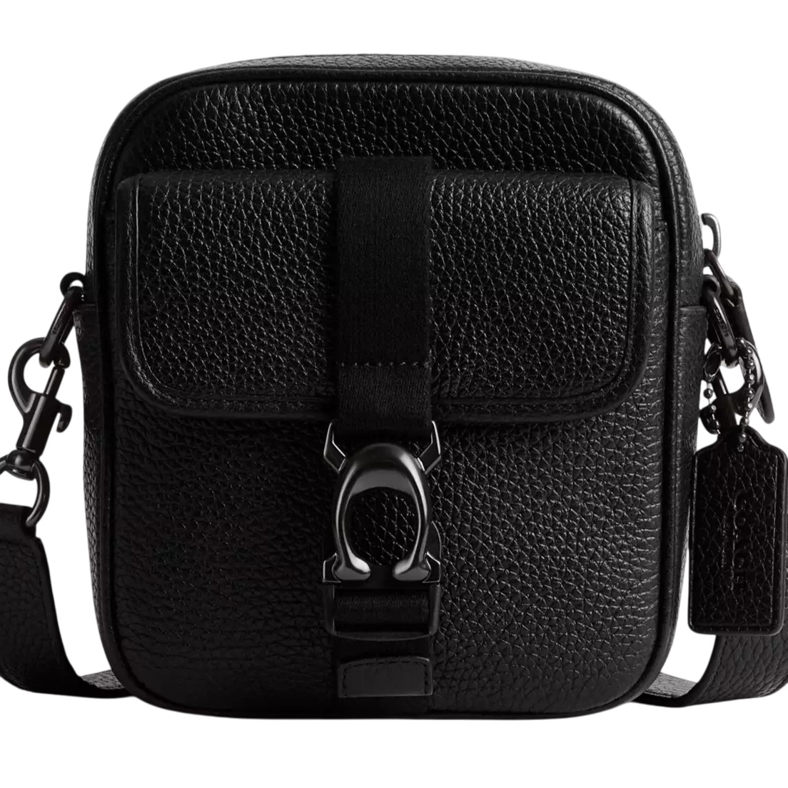 Túi Coach Nam Beck Crossbody Soft Pebble Leather Black CJ736 3