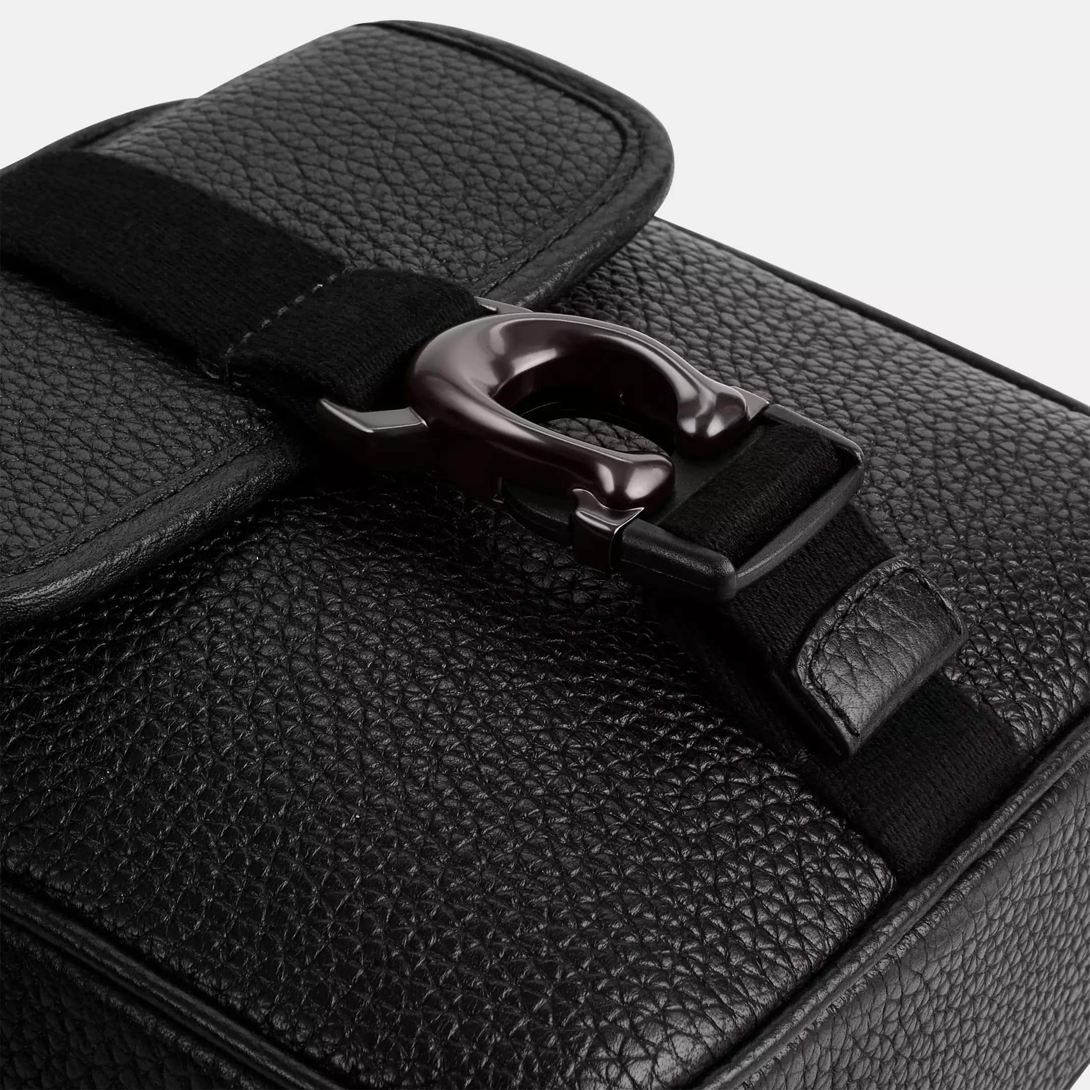Túi Coach Nam Beck Crossbody Soft Pebble Leather Black CJ736 4