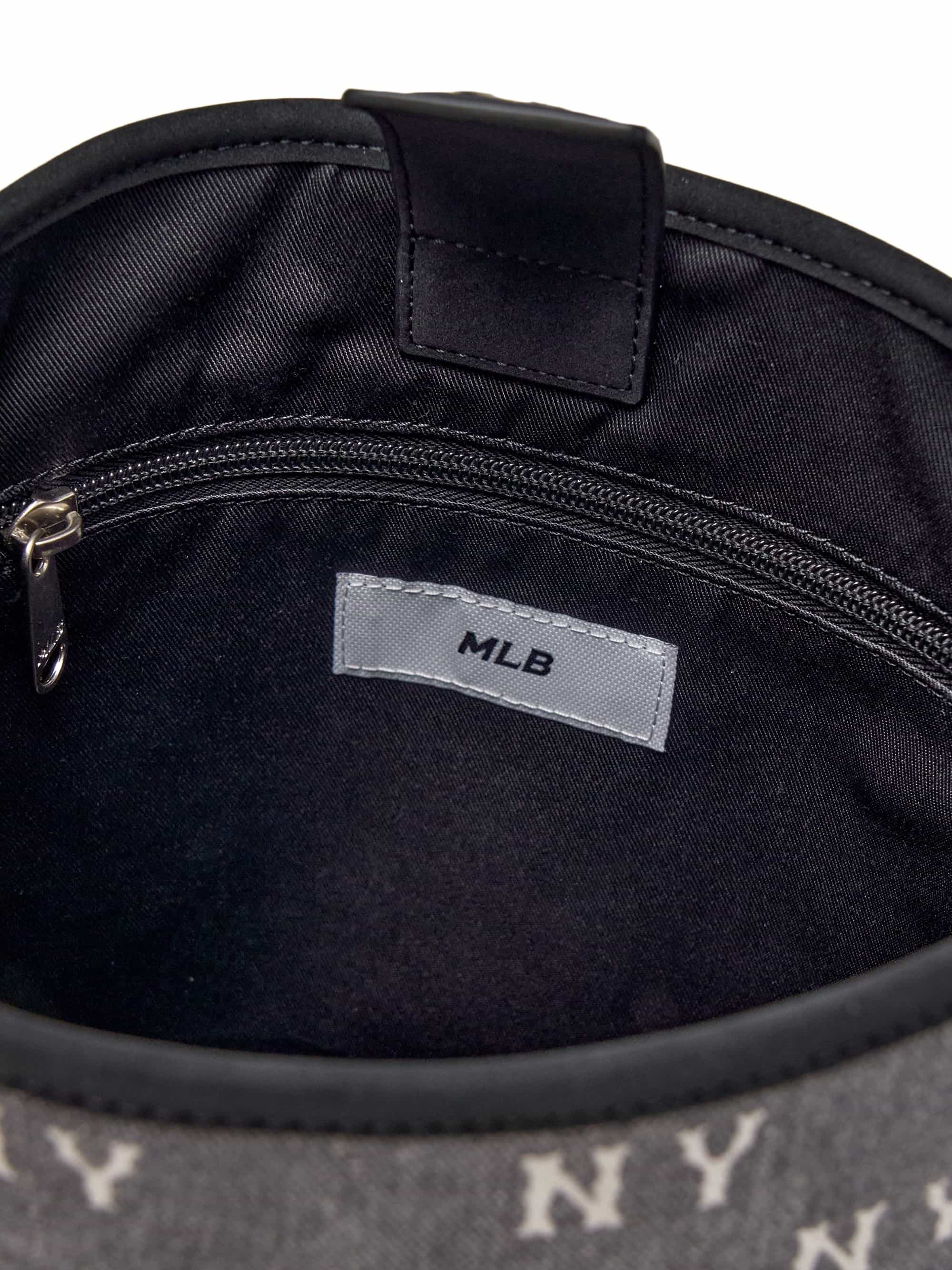 Túi MLB Classic Monogram Vintage Denim Bucket Bag New York Yankees Grey 3ABMMV65N-50CGS 1