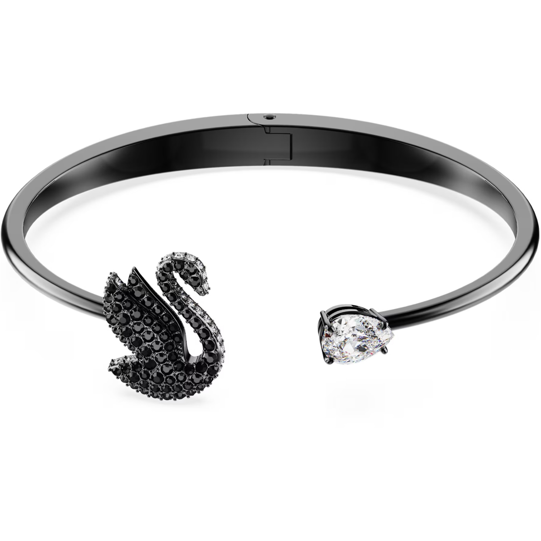 VÒNG ĐEO TAY SWAROVSKI THIÊN NGA SWAN BANGLE BLACK RUTHENIUM PLATED 5688744 4