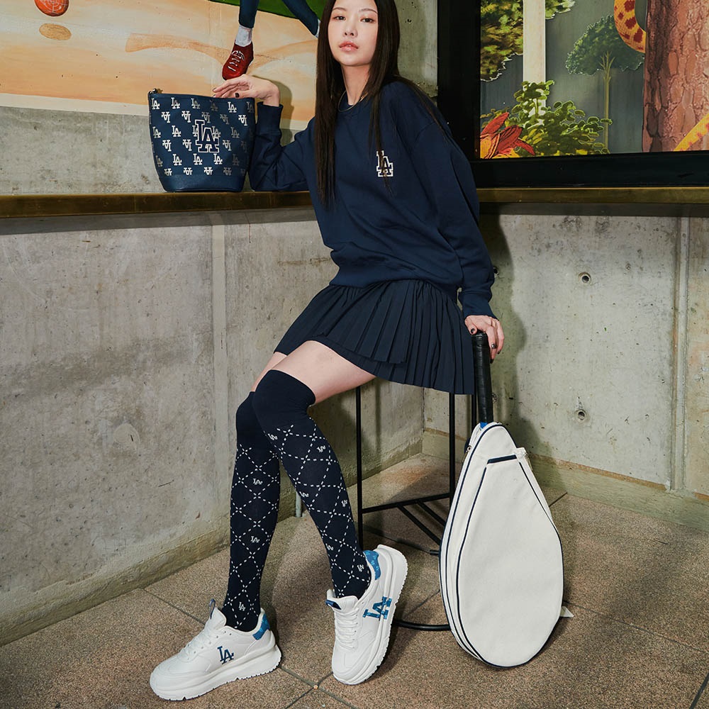 GIÀY THỂ THAO MLB LA CHUNKY RUNNER CLASSIC MONOGRAM LOS ANGELES DODGERS 3ASHCRM3N-07NYD 3