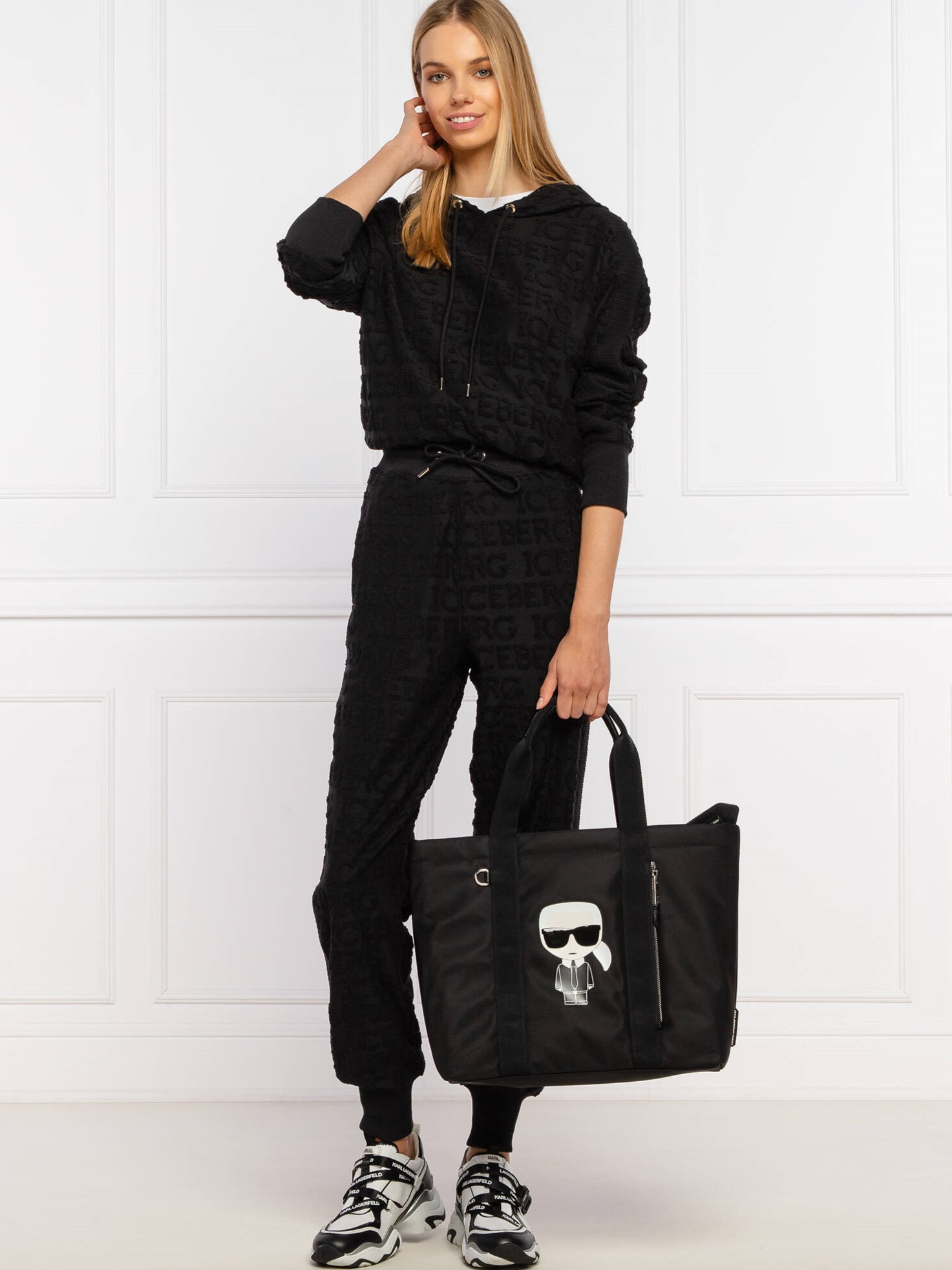 Túi Karl Lagerfeld Ikonik Tote Bag in Nylon 13