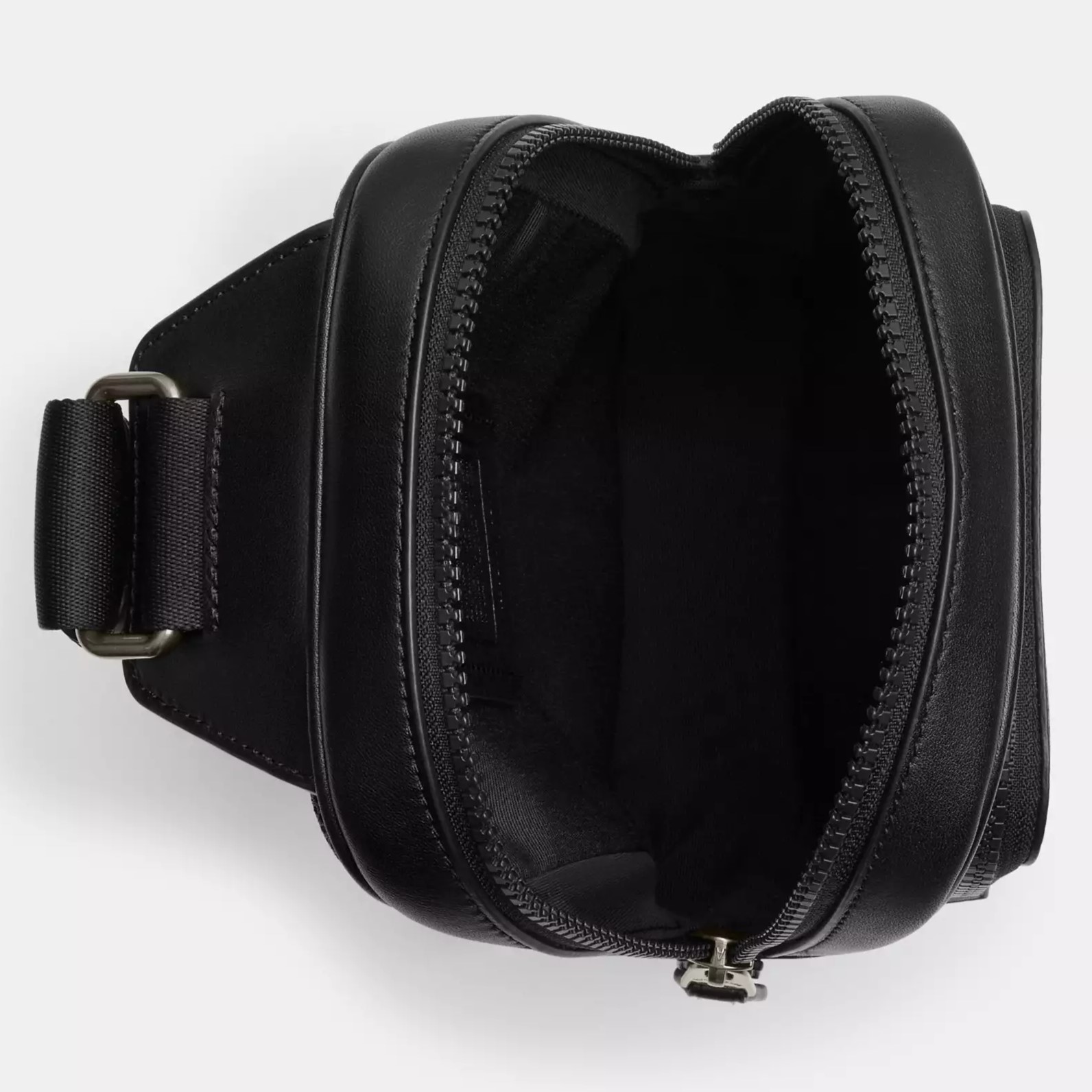 TÚI COACH NAM TRACK PACK 14 IN SIGNATURE CANVAS CHARCOAL BLACK CL412 2
