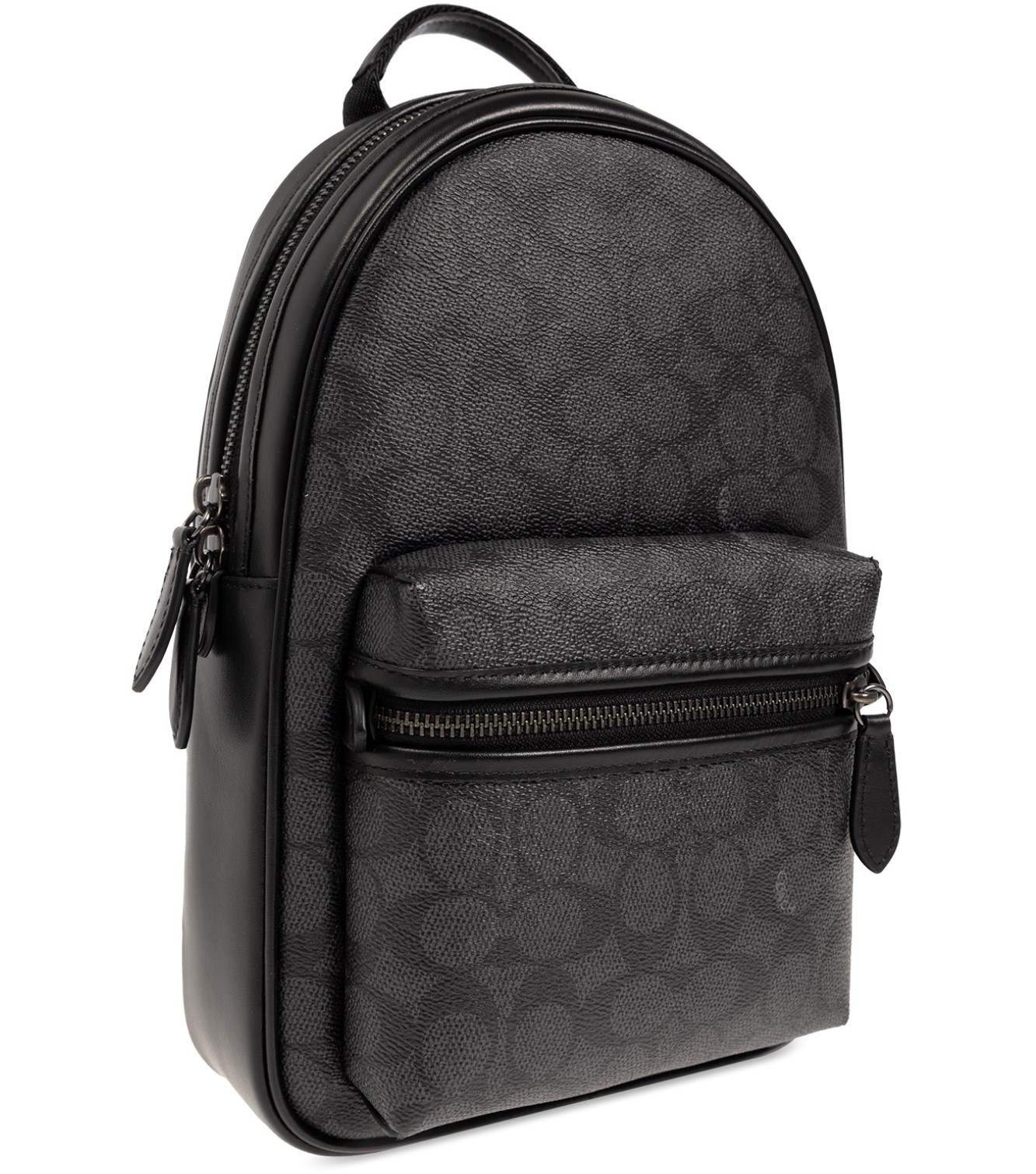TÚI ĐEO CHÉO NAM CHARTER PACK IN SIGNATURE CANVAS CHARCOAL CP126 9
