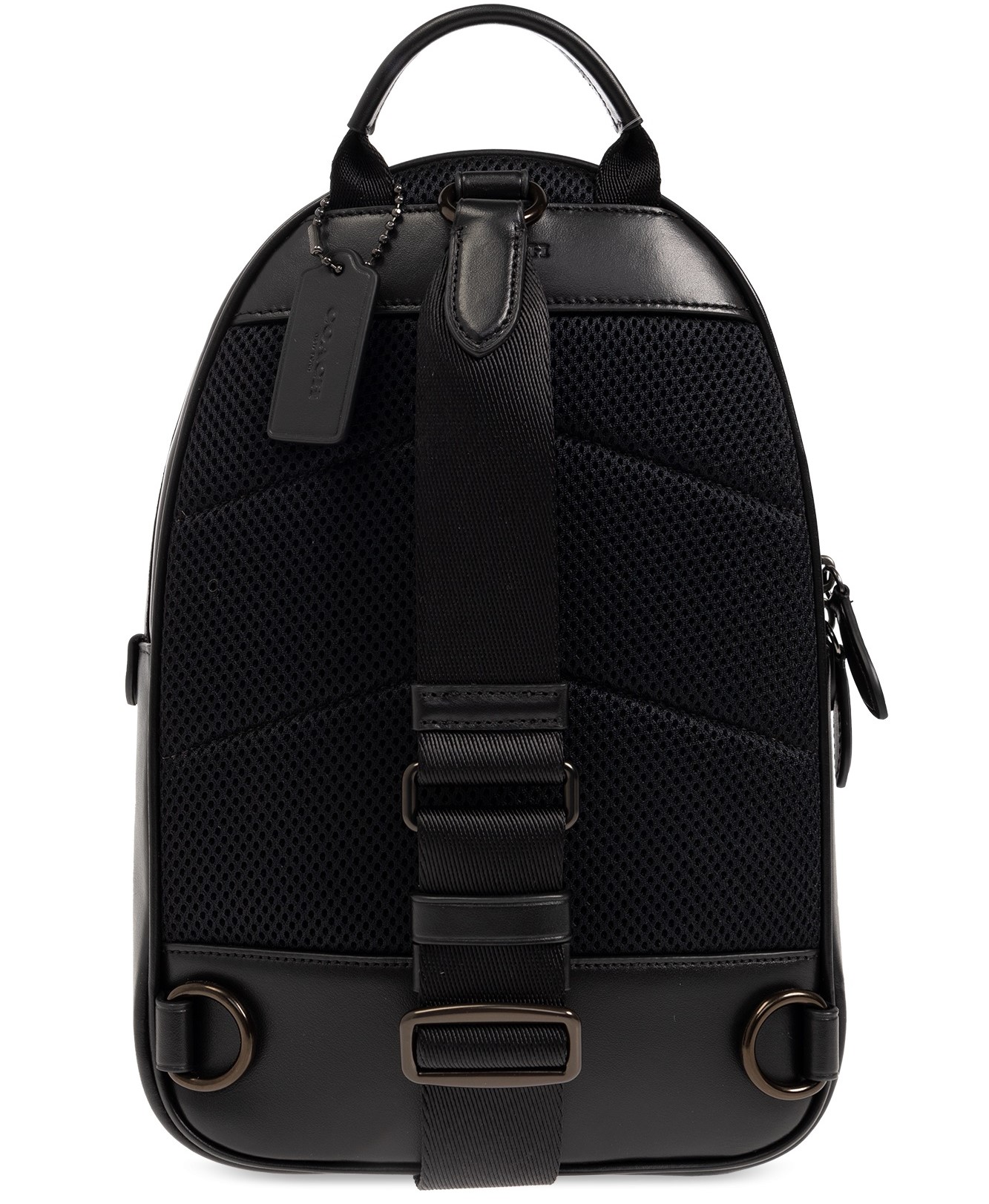 TÚI ĐEO CHÉO NAM CHARTER PACK IN SIGNATURE CANVAS CHARCOAL CP126 11