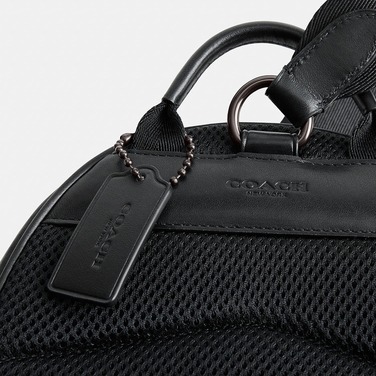TÚI ĐEO CHÉO NAM CHARTER PACK IN SIGNATURE CANVAS CHARCOAL CP126 2