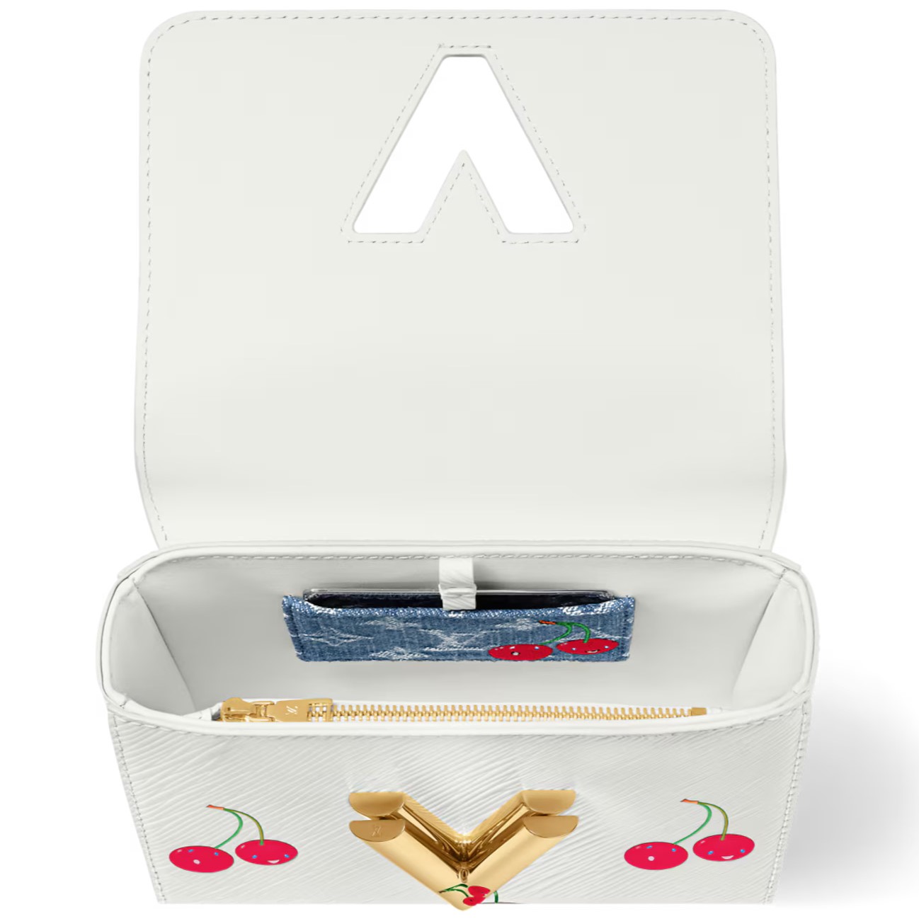 Túi Louis Vuitton LV x TM Twist PM White 4