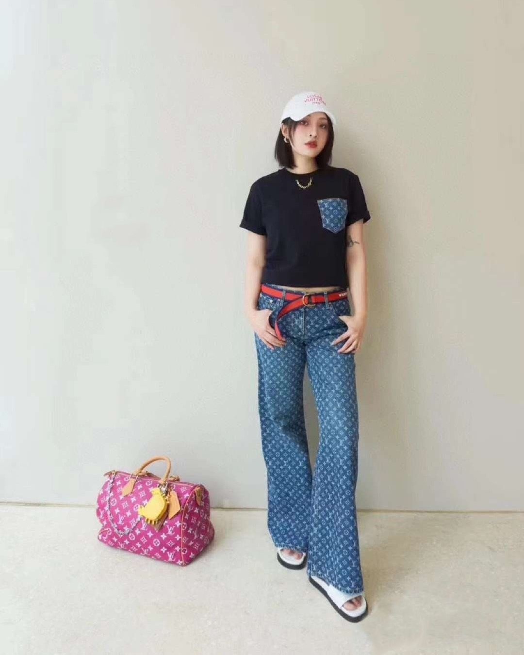 Quần Louis Vuitton LV x AC Monogram Jeans 1AFYT1 3
