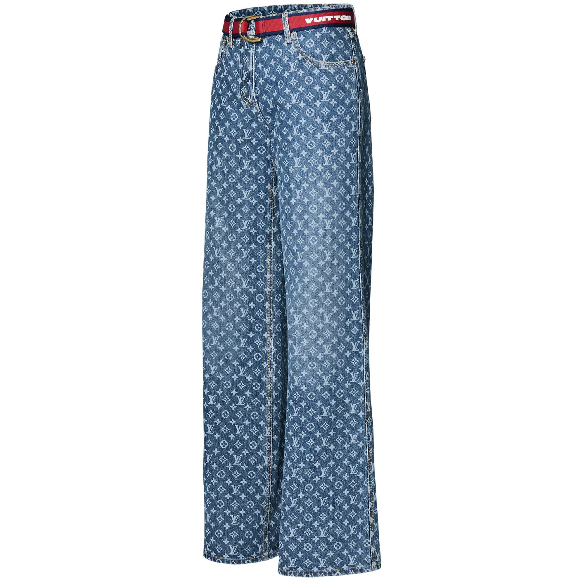 Quần Louis Vuitton LV x AC Monogram Jeans 1AFYT1 4