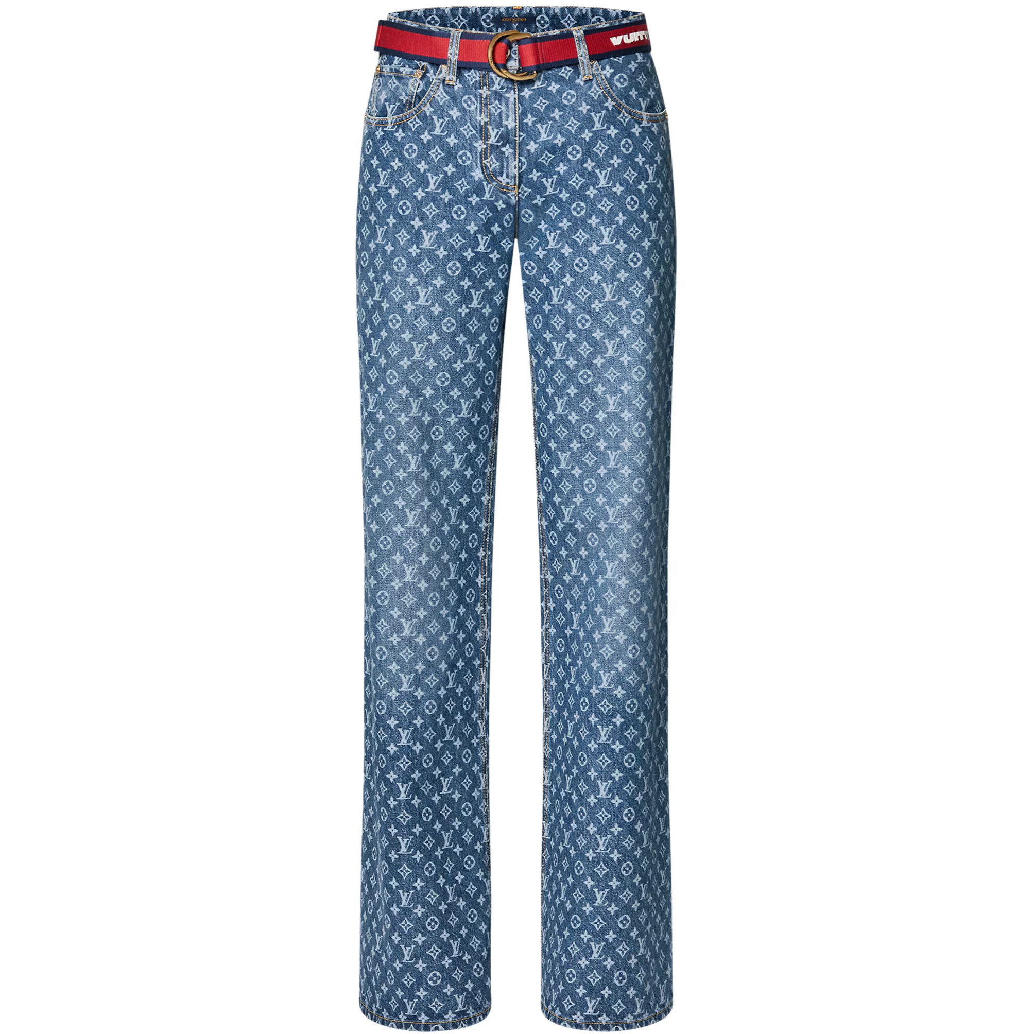 Quần Louis Vuitton LV x AC Monogram Jeans 1AFYT1 5