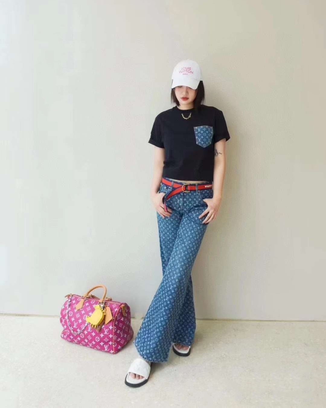Quần Louis Vuitton LV x AC Monogram Jeans 1AFYT1 6