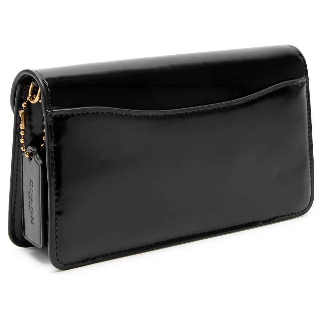 Túi Coach Tabby Chain Clutch Spazzolato Leather Black CW554 1