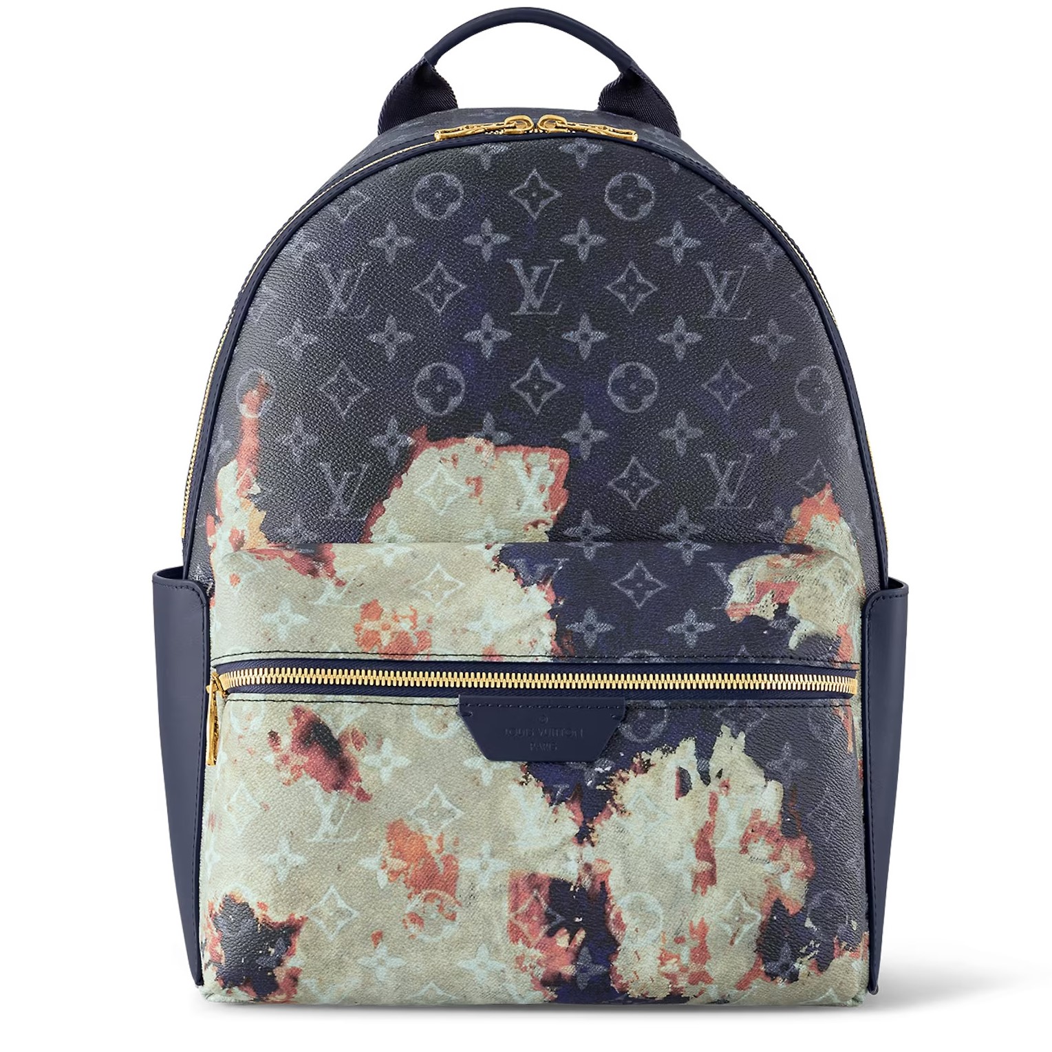 BALO LV LOUIS VUITTON DISCOVERY BACKPACK PM INK BLUE MONOGRAM BLEACH COATED CANVAS 1