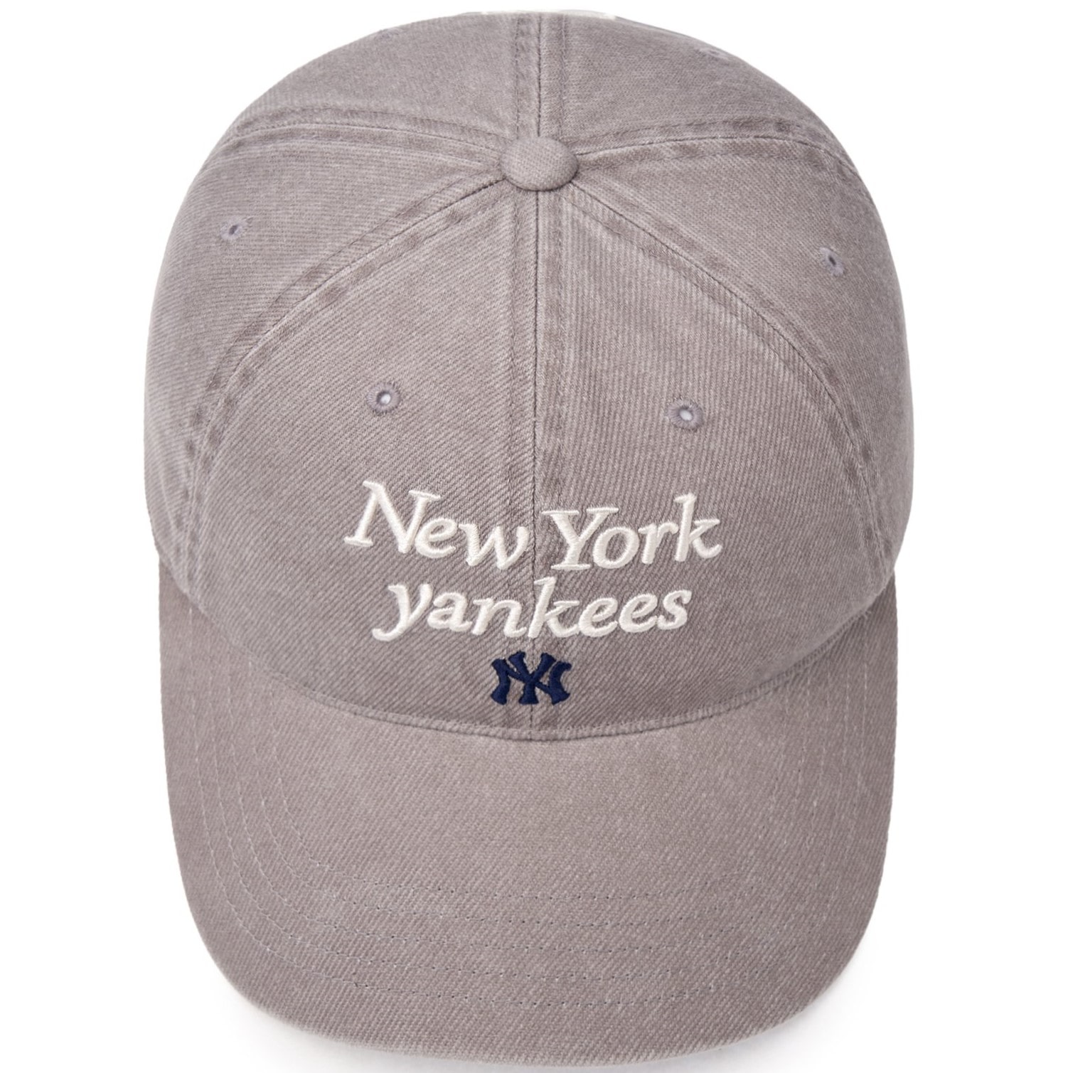 Nón MLB New York Yankees Varsity Lettering Washed Unstructured Ball Cap Grey 3ACPVV04N-50GRS 5