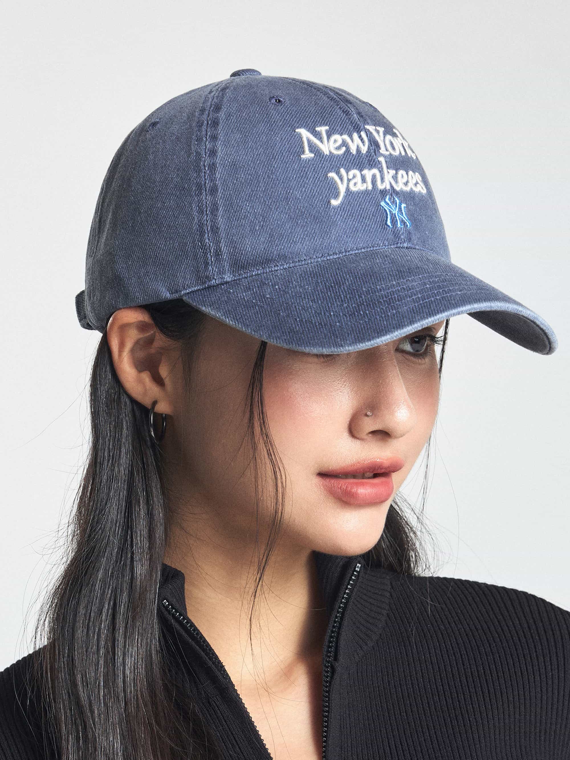Nón MLB New York Yankees Varsity Lettering Washed Unstructured Ball Cap Navy 3ACPVV04N-50NYS 2