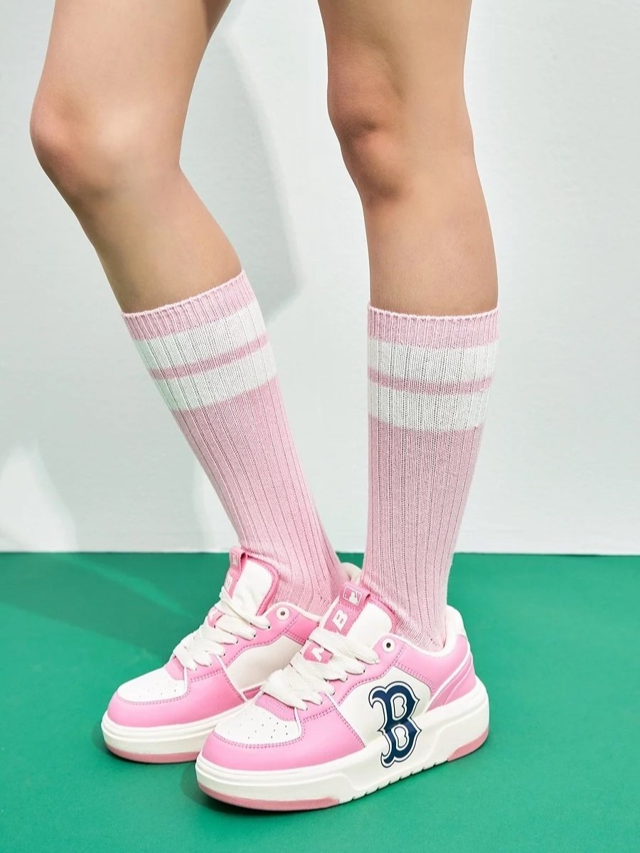 Giày Sneaker MLB B Chunky Liner Candy Pop Boston Red Sox Pink 3ASXCLB3N-43PKS 1