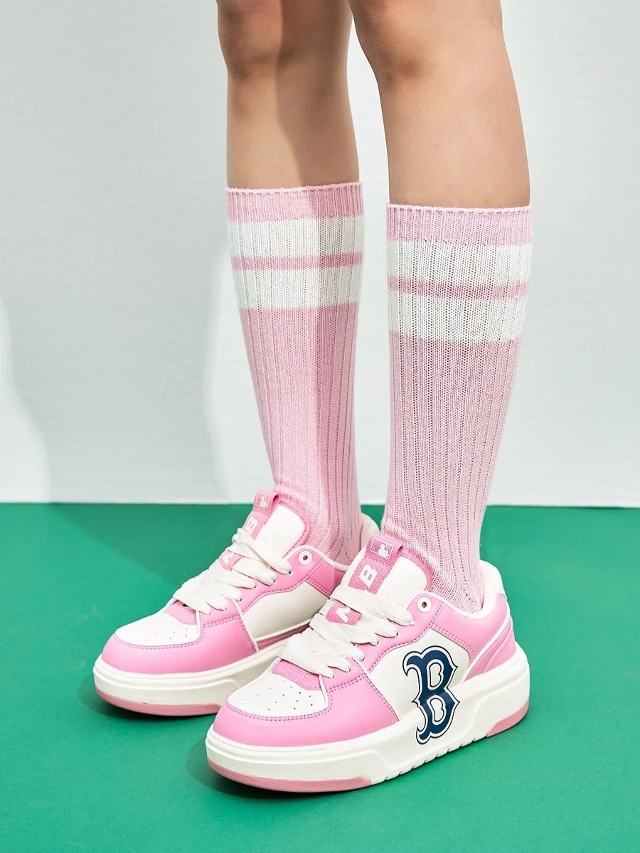 Giày Sneaker MLB B Chunky Liner Candy Pop Boston Red Sox Pink 3ASXCLB3N-43PKS 2
