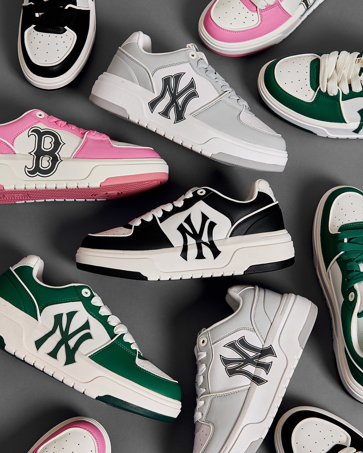Giày Sneaker MLB B Chunky Liner Candy Pop Boston Red Sox Pink 3ASXCLB3N-43PKS 8