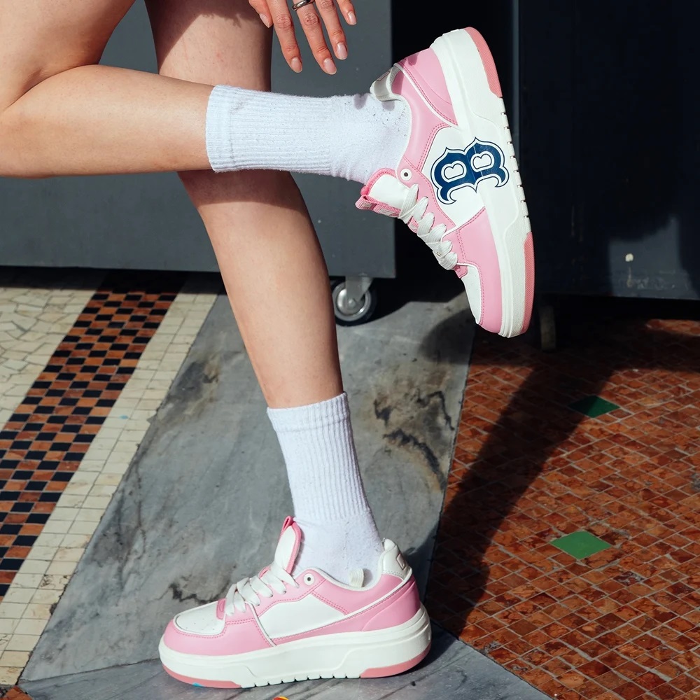 Giày Sneaker MLB B Chunky Liner Candy Pop Boston Red Sox Pink 3ASXCLB3N-43PKS 14