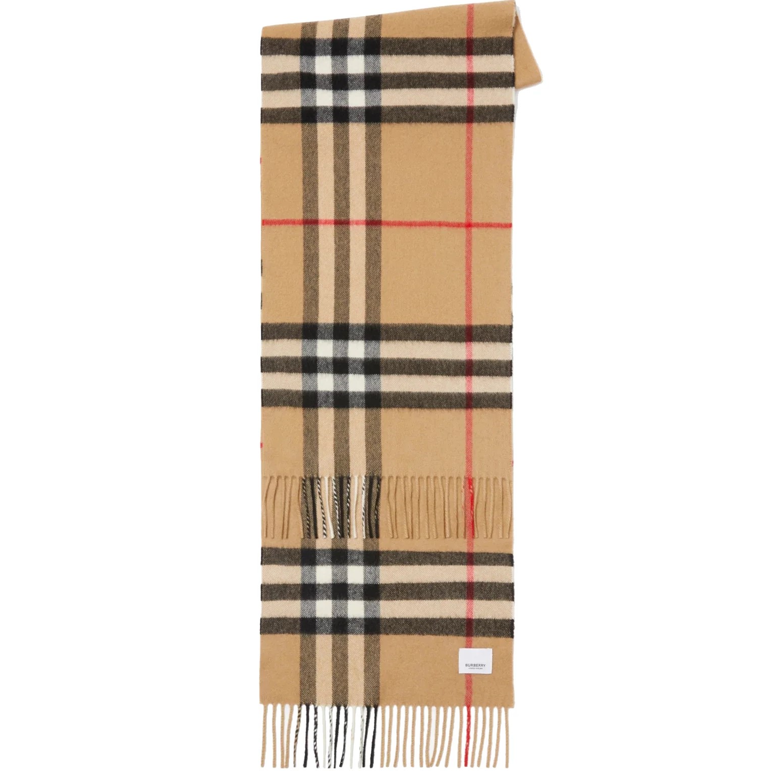 Khăn Burberry Check Cashmere Scarf Arc Beige 8