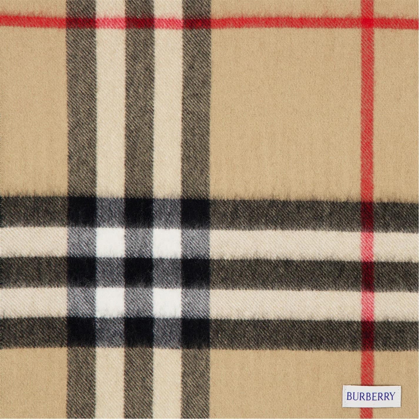 Khăn Burberry Check Cashmere Scarf Arc Beige 13