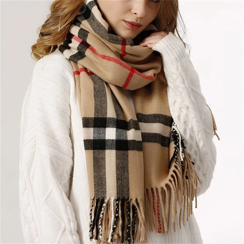 Khăn Burberry Check Cashmere Scarf Arc Beige 17