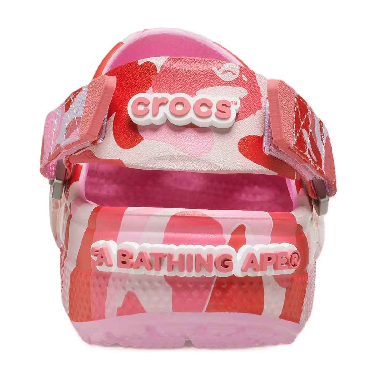 Dép Crocs x Bape Classic Clog Carnation A Bathing Ape ABC Camo Pink 209627-6I2 6