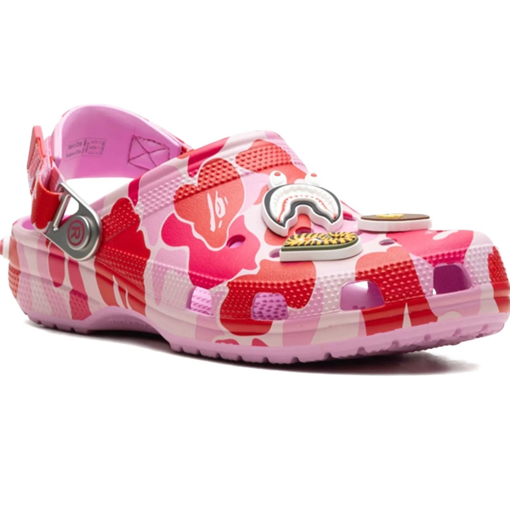 Dép Crocs x Bape Classic Clog Carnation A Bathing Ape ABC Camo Pink 209627-6I2 11