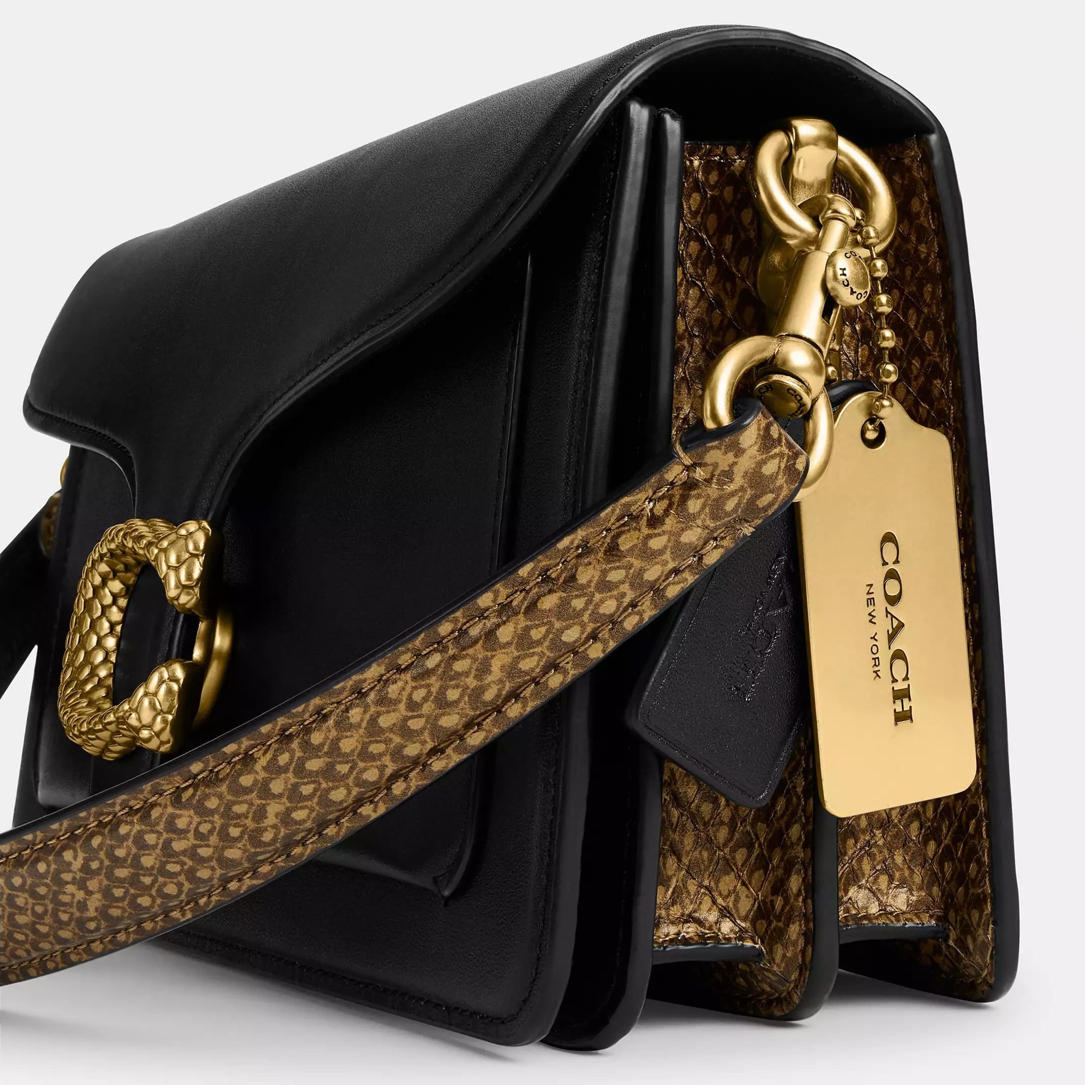 Túi Coach Tabby Shoulder Bag 26 With Snakeskin Detail CZ438 1