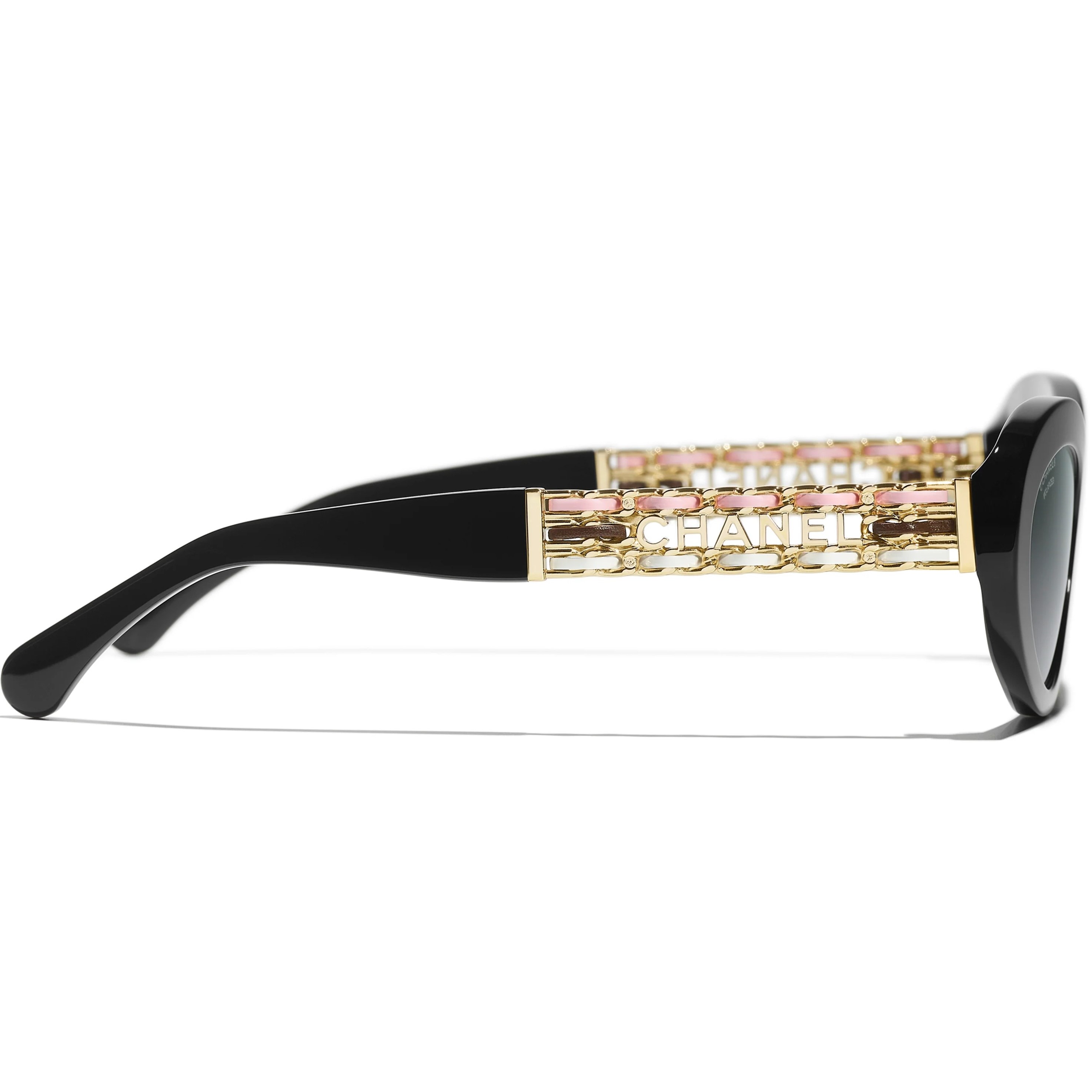 Kính Mát Dáng Mắt Mèo Chanel Cat Eye Sunglasses 5538 2