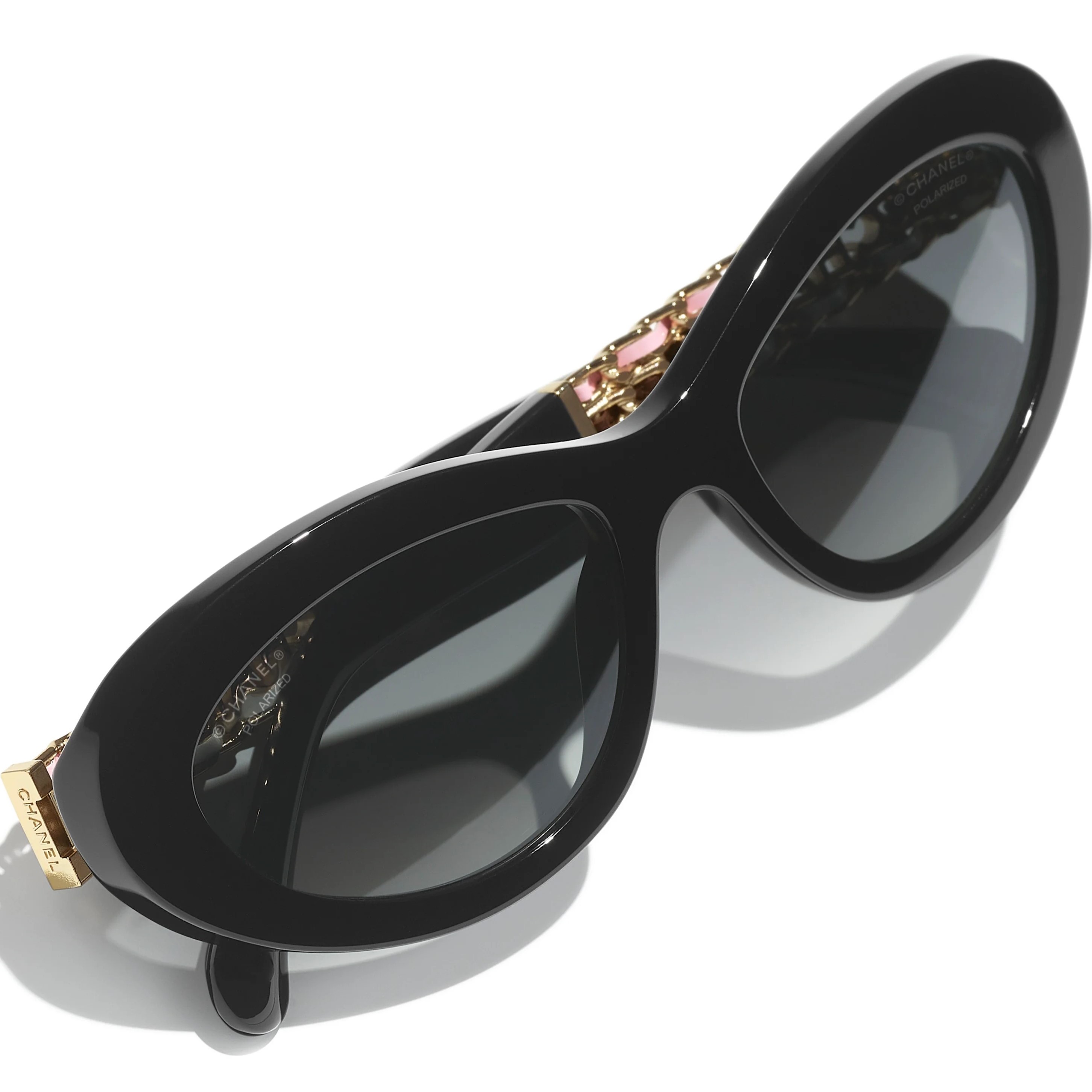 Kính Mát Dáng Mắt Mèo Chanel Cat Eye Sunglasses 5538 6