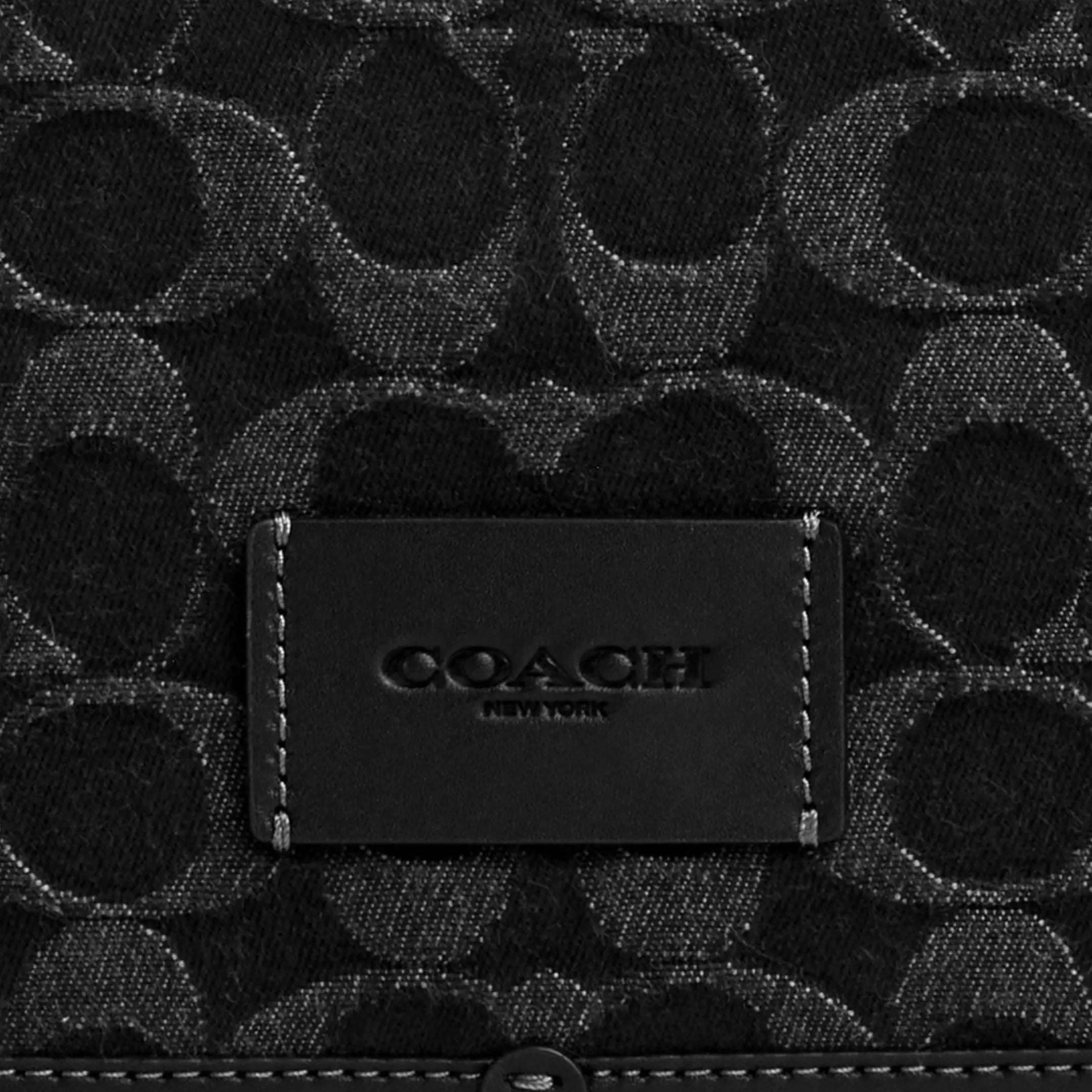 Túi Coach Nam Wyatt Crossbody Bag In Signature Denim Black CAJ35 1