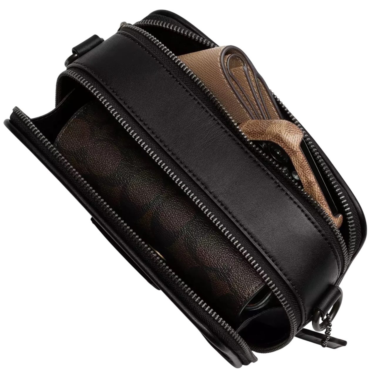 Túi Coach Nam Wyatt Crossbody Bag In Signature Denim Black CAJ35 6