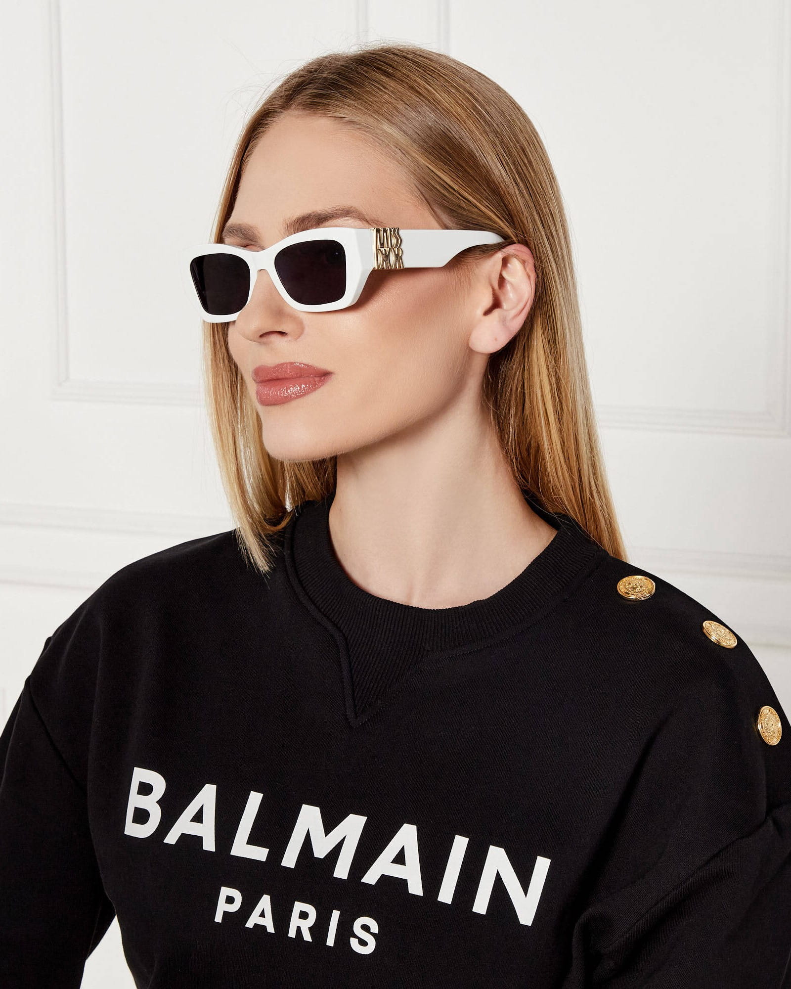 Kính Mát Dior MissDior S1I White Rectangular Sunglasses 5